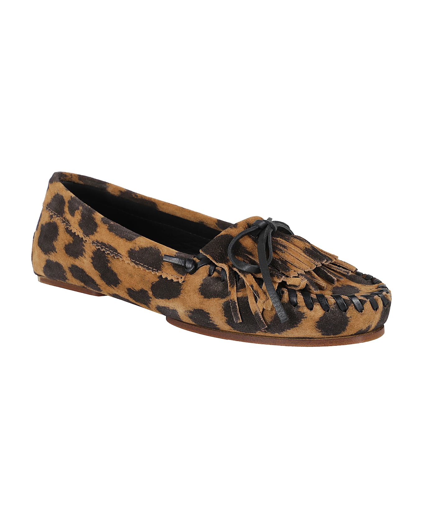 Paris Texas Indiana Loafer - Natural Leopard