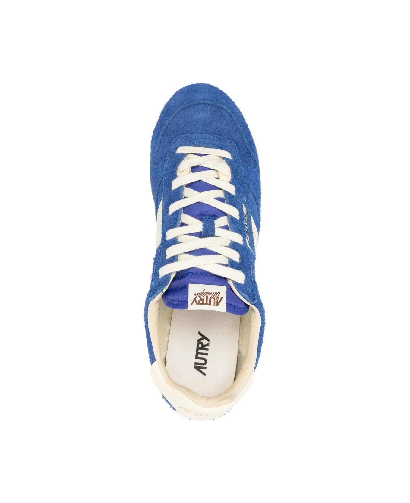 Autry Windspin Sneakers In Suede And Leather Bic And Rutabaga - BLUE