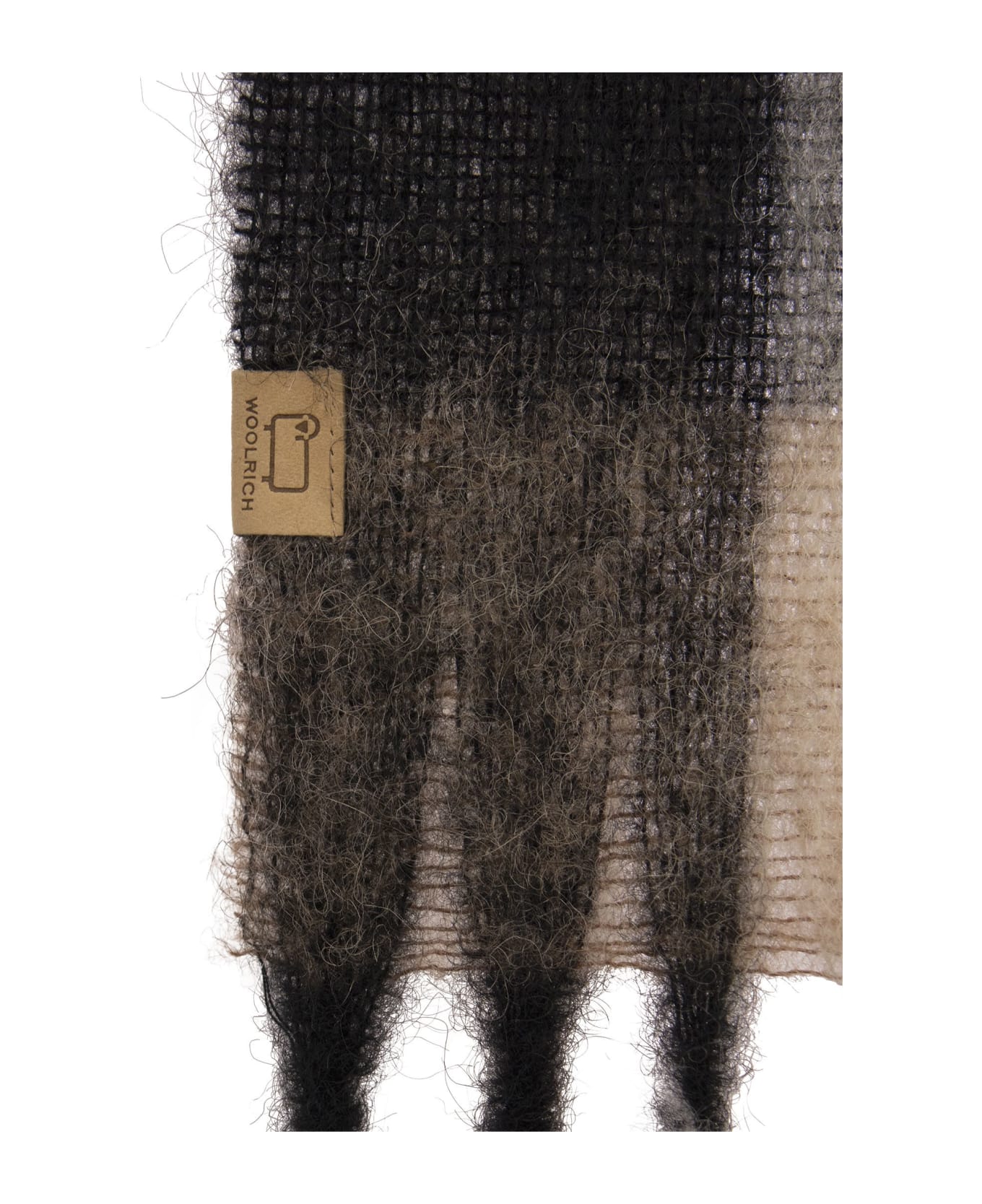 Woolrich Two-tone Alpaca Blend Cape Scarf - MultiColour スカーフ＆ストール
