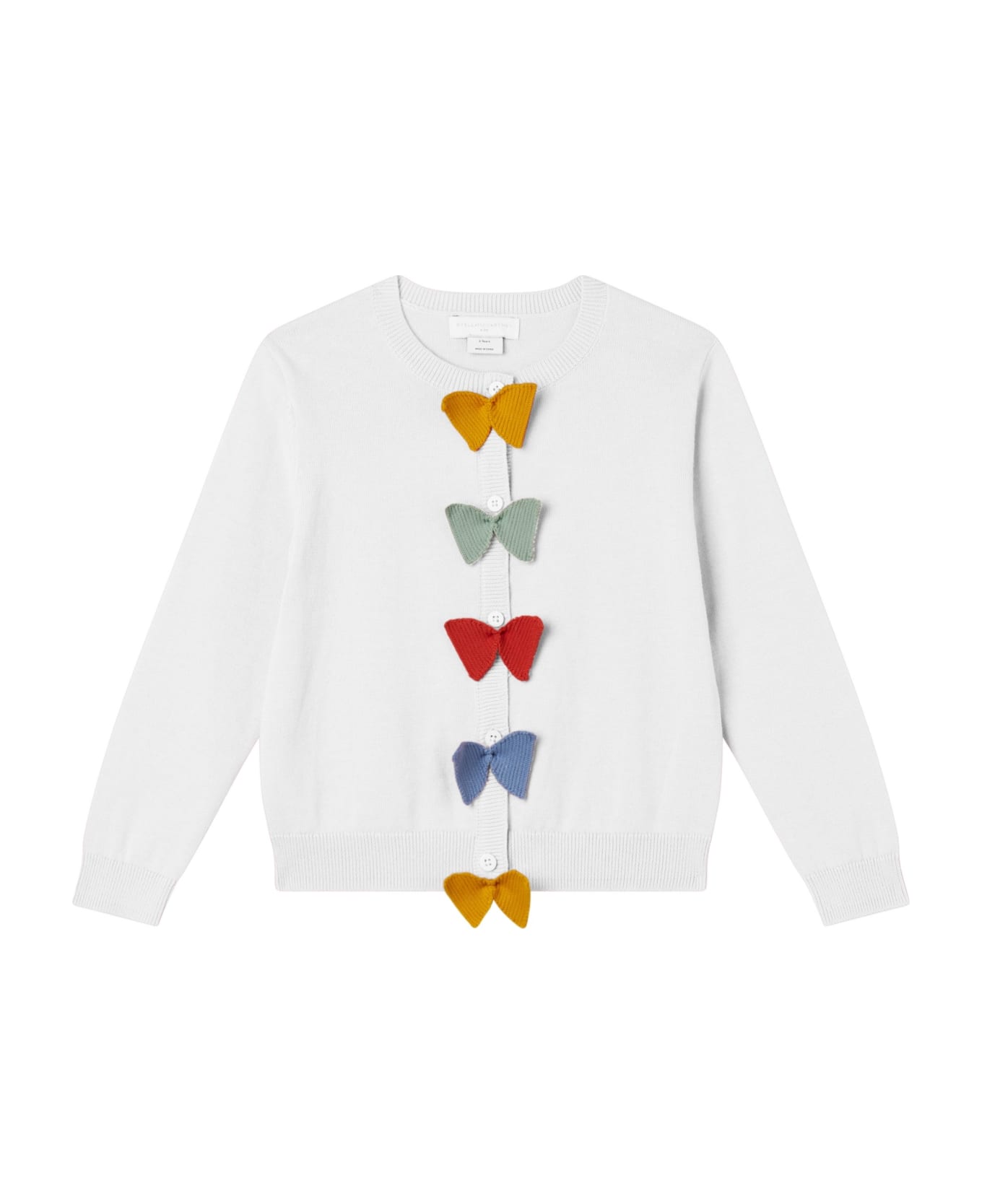 Stella McCartney Kids Cardigan With Decoration - Cream ニットウェア＆スウェットシャツ