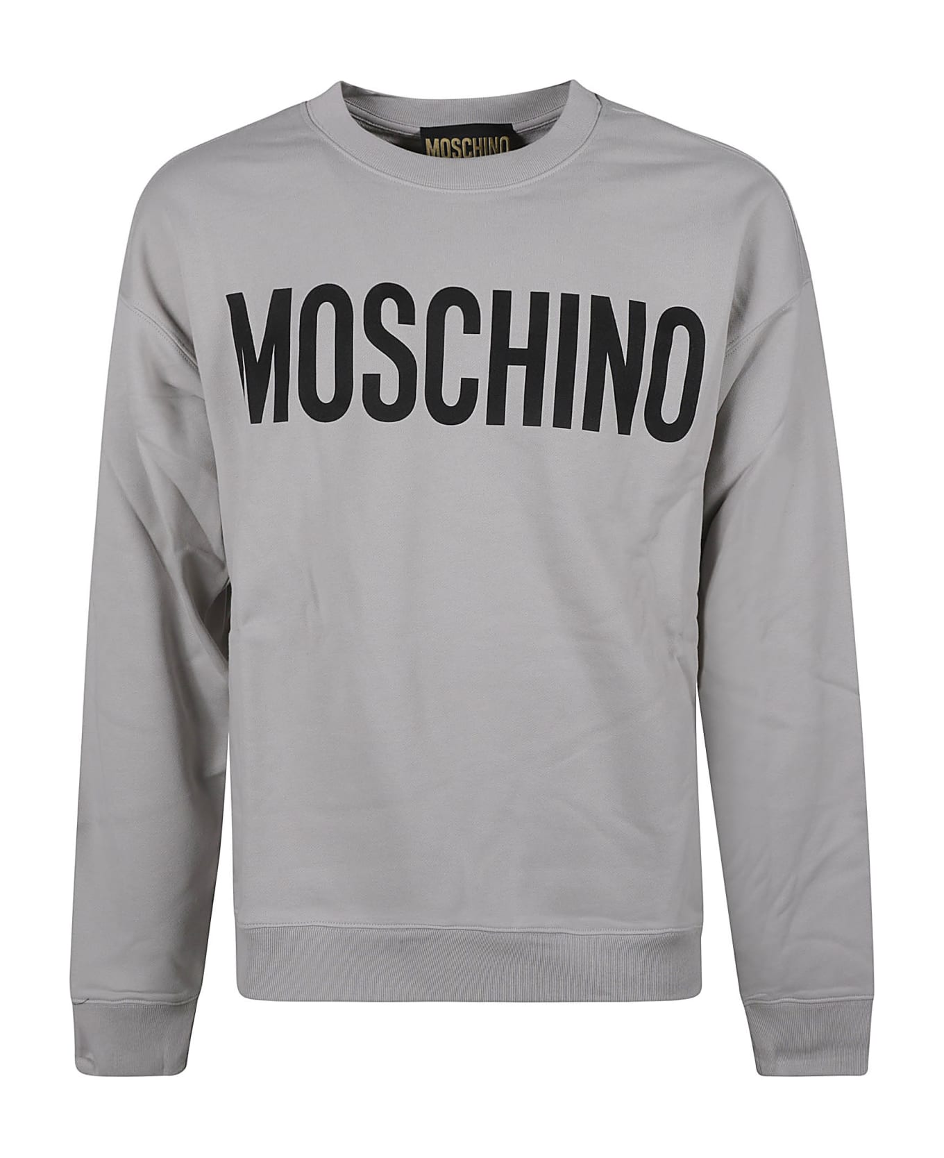 Moschino Logo Print Sweatshirt - Grey