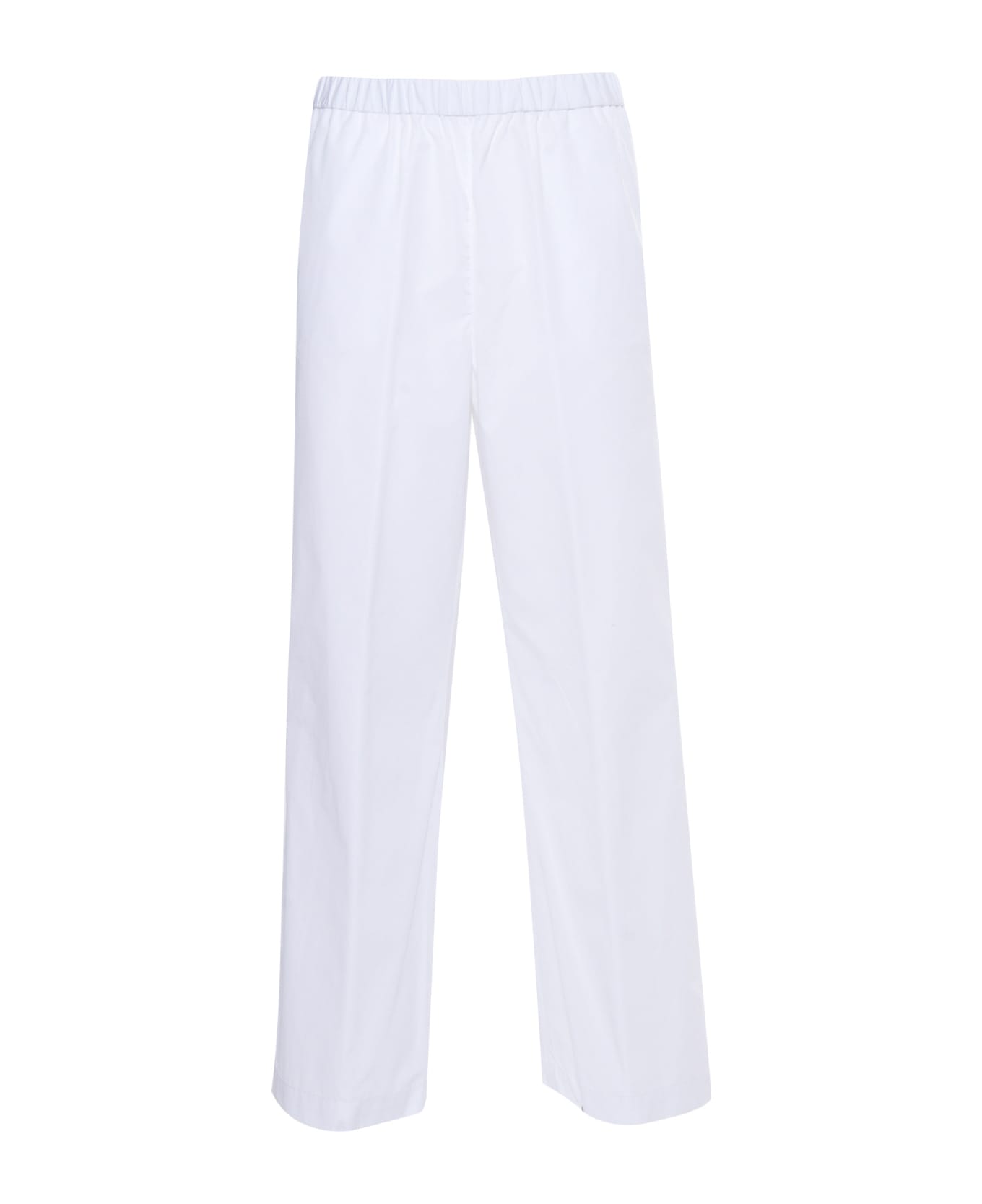 Aspesi White Trousers - WHITE