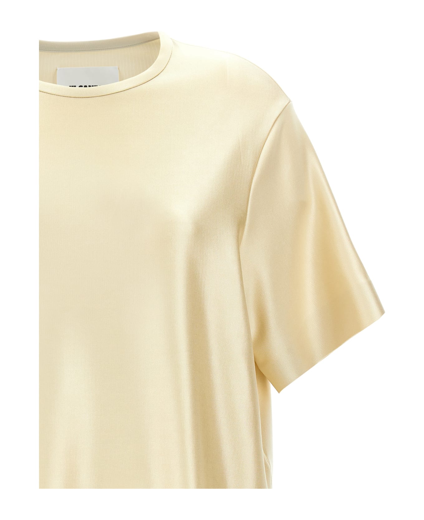 Jil Sander Laminated T-shirt - Gold