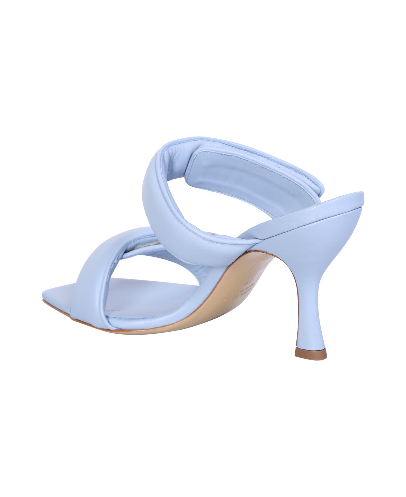 GIA BORGHINI High-heeled Straps Sandal Perni 03 Light Blue - Blue