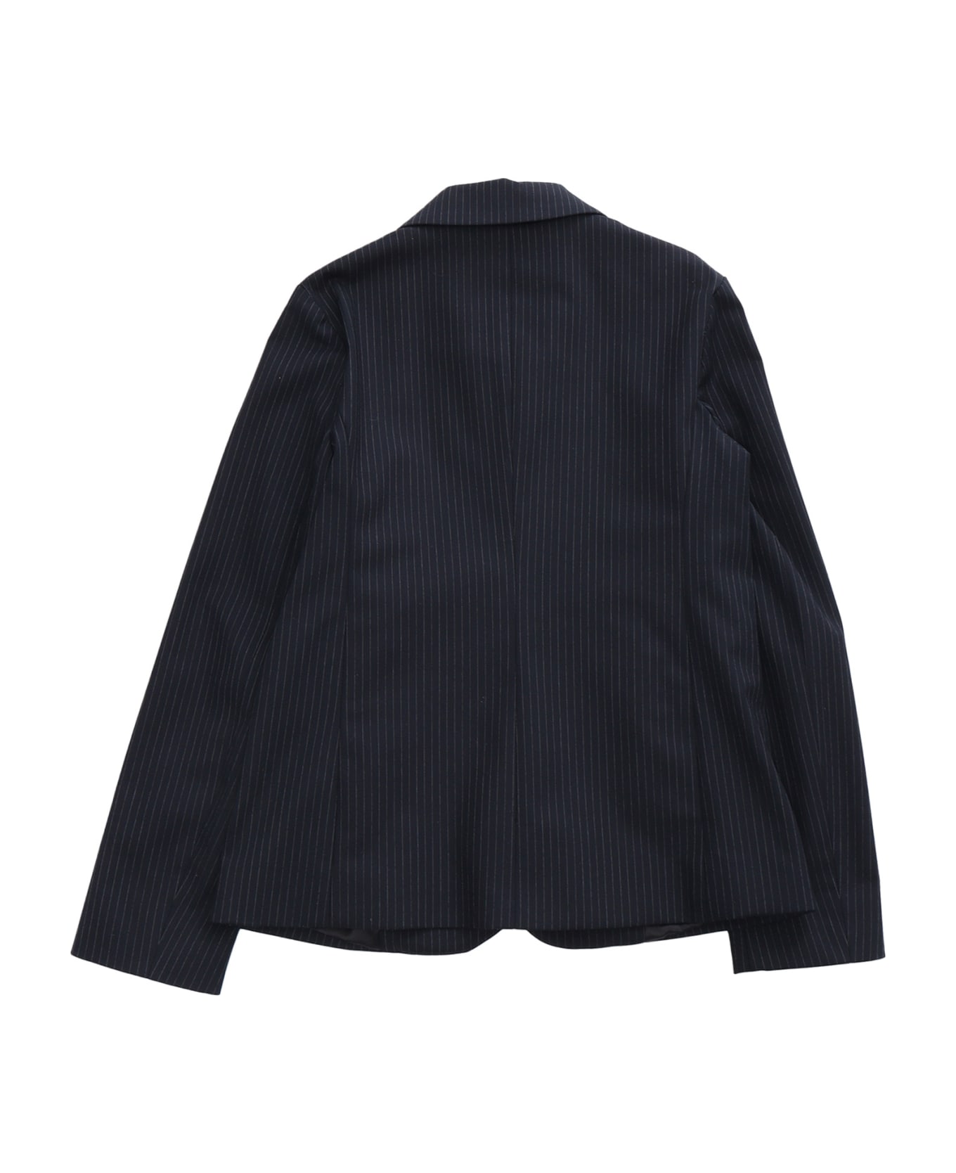 Emporio Armani Pinstripe Jacket - BLUE