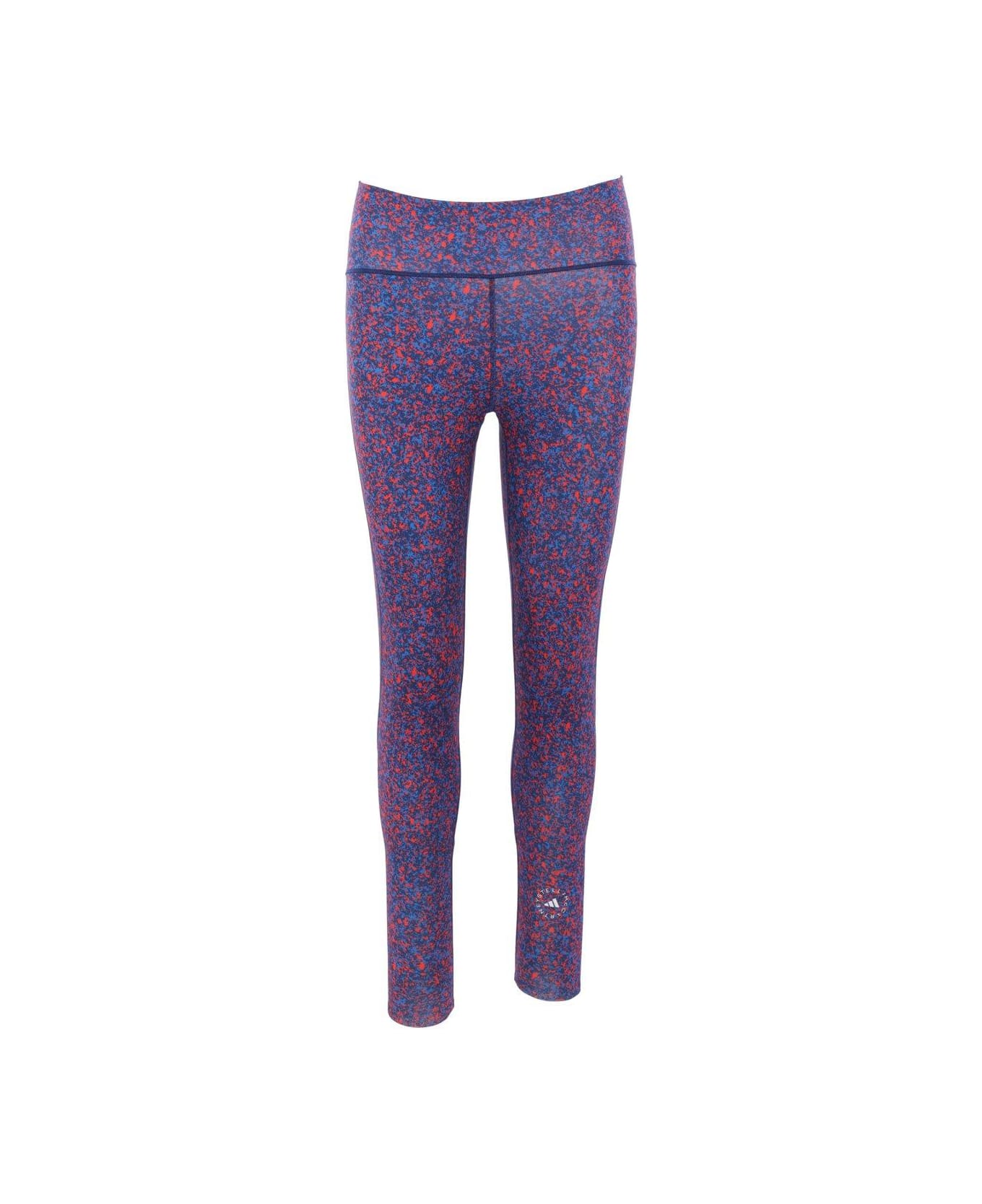 Adidas by Stella McCartney Truepurpose Optime Printed Performance Leggings - Actred/bahblu/tenabl