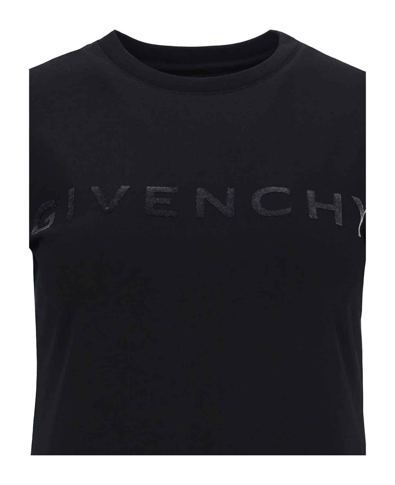 Givenchy T-shirt Logo - Black/silvery