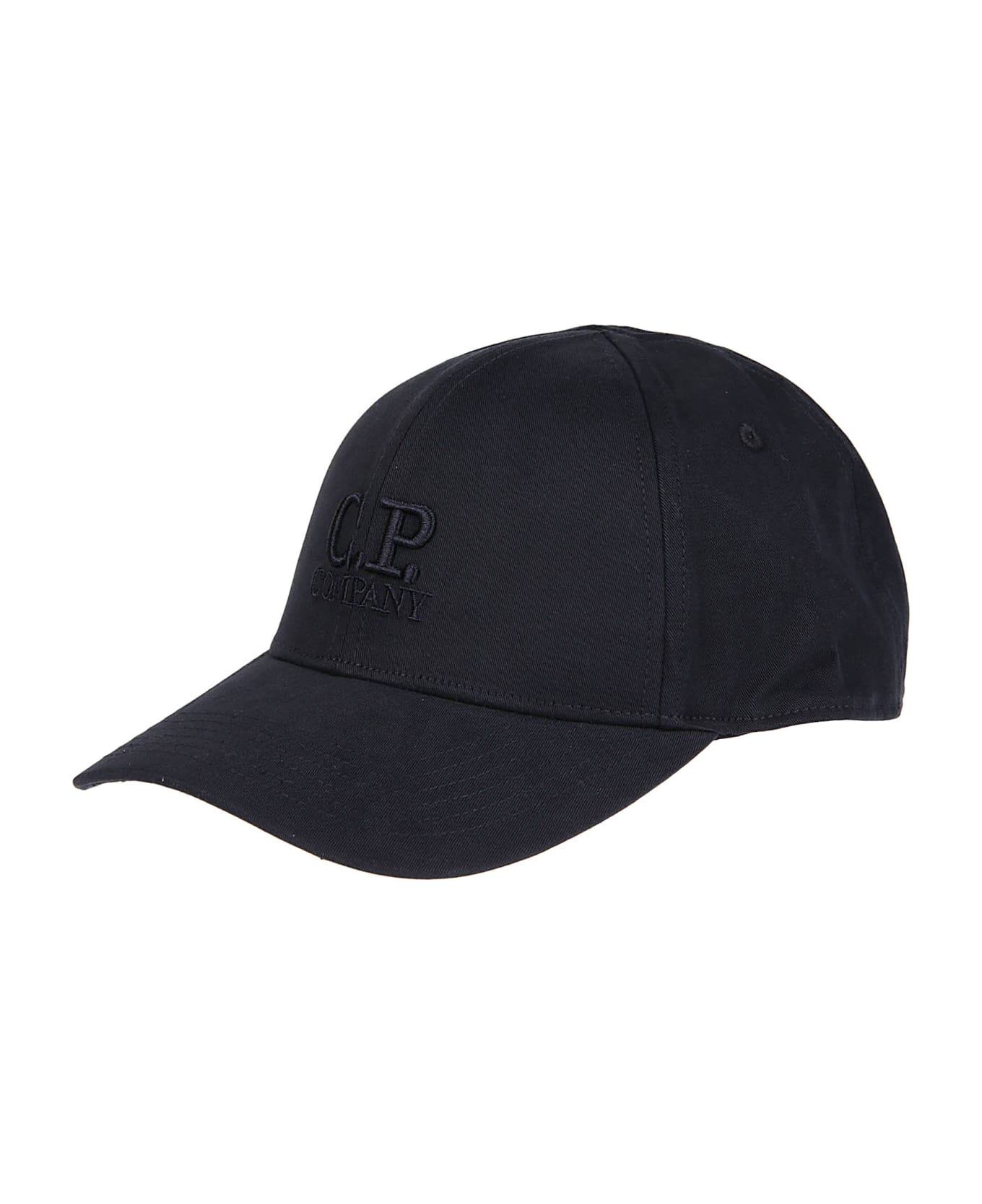 C.P. Company Logo Baseball Cap - Total Eclipse 帽子