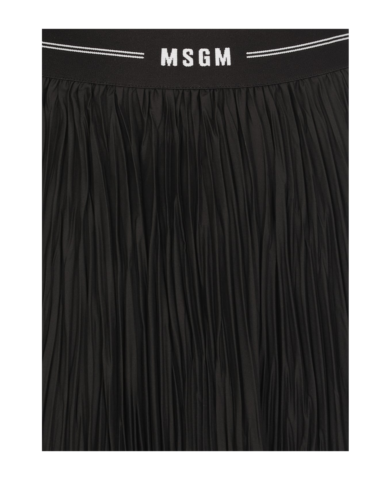 MSGM Logoed Skirt - Black