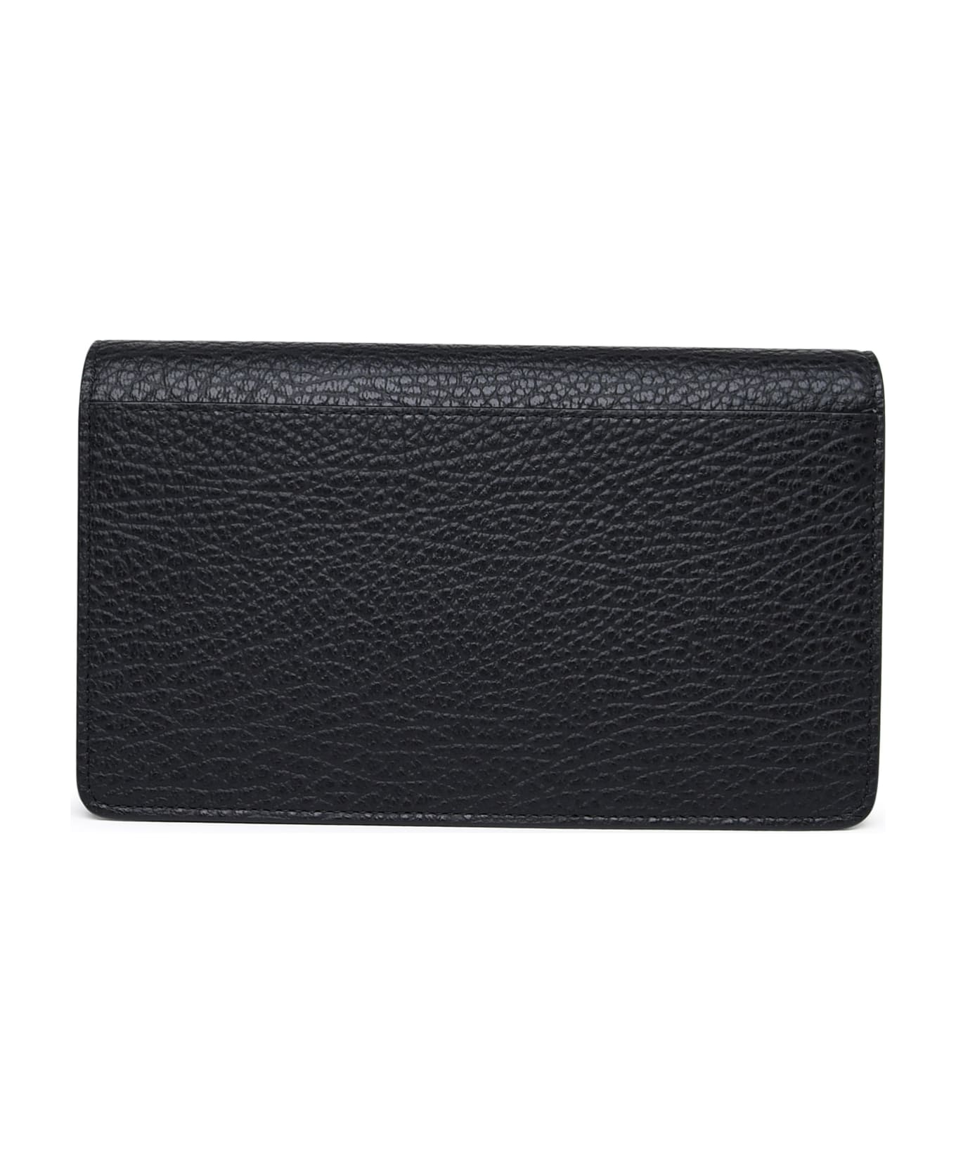 Maison Margiela Black Calf Leather Wallet - Black