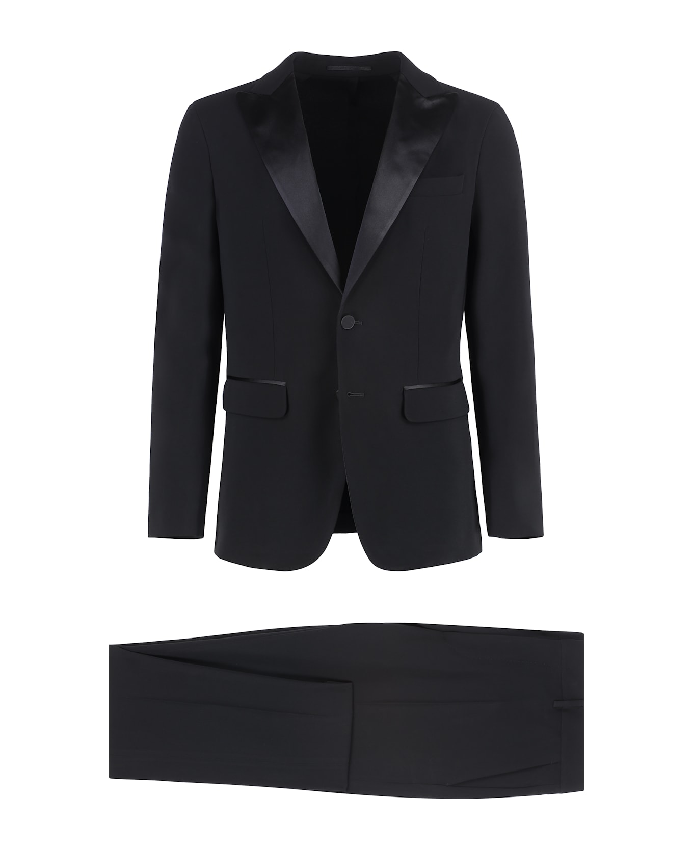 Dsquared2 Miami Virgin Wool Two-pieces Suit - black