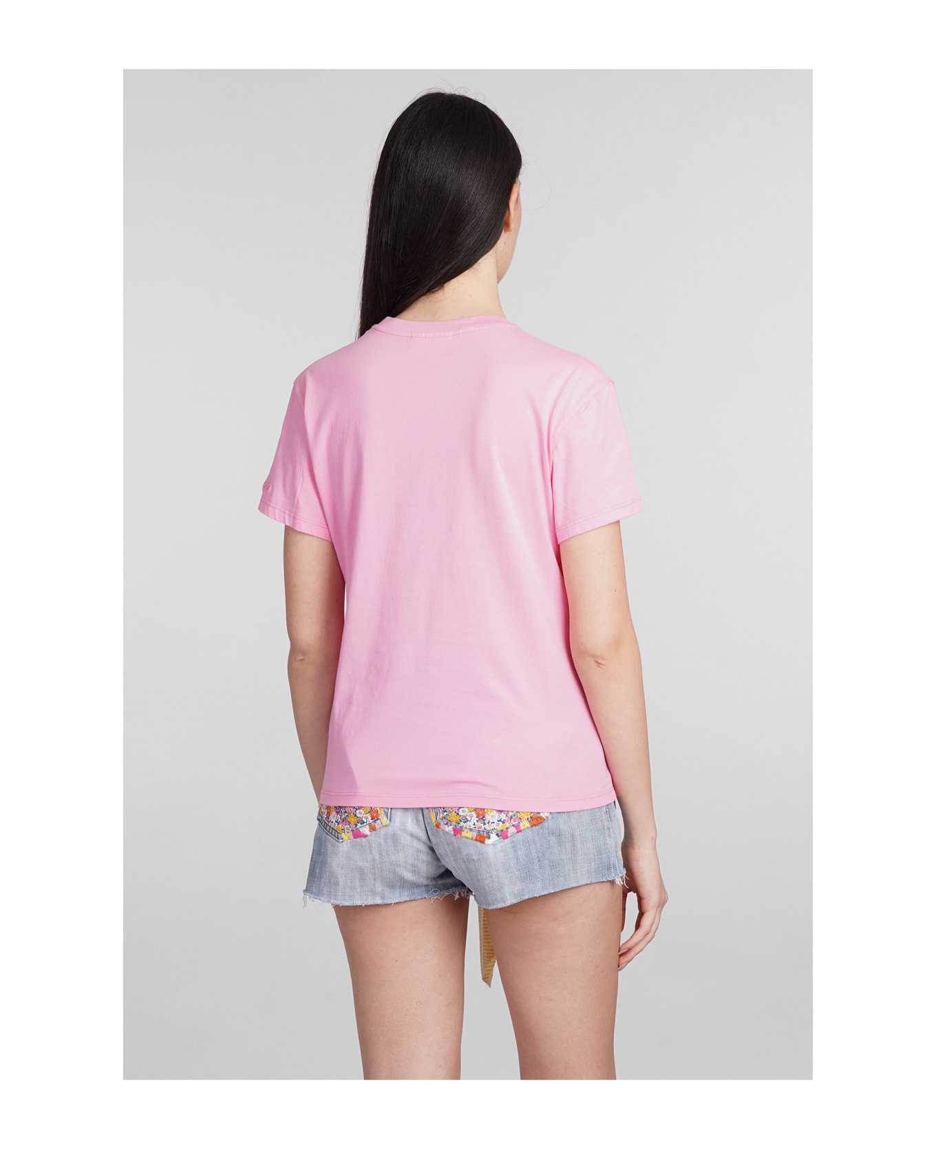 MC2 Saint Barth Emilie T-shirt In Rose-pink Cotton - rose-pink Tシャツ
