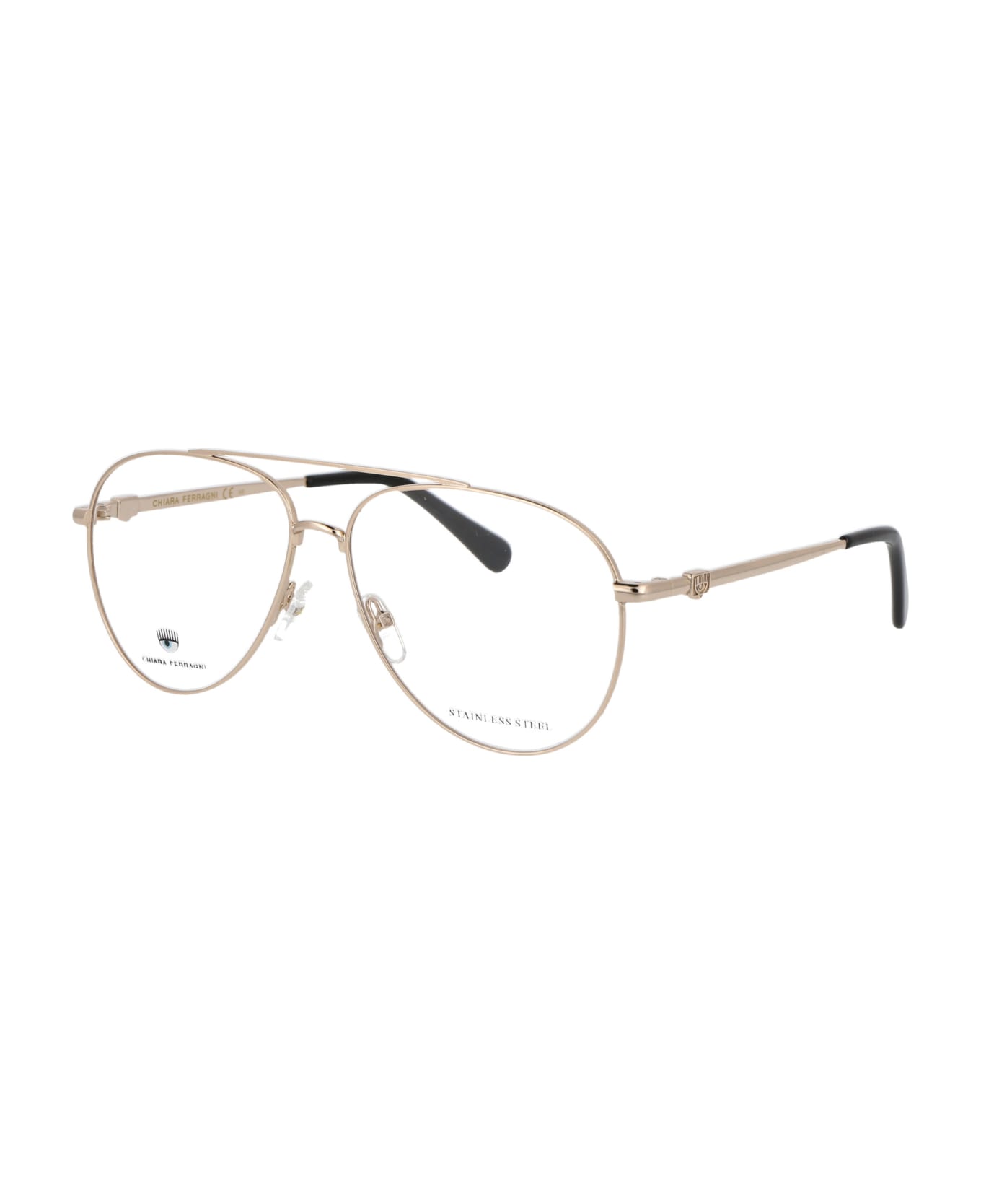 Chiara Ferragni Cf 1009 Glasses - J5G GOLD アイウェア