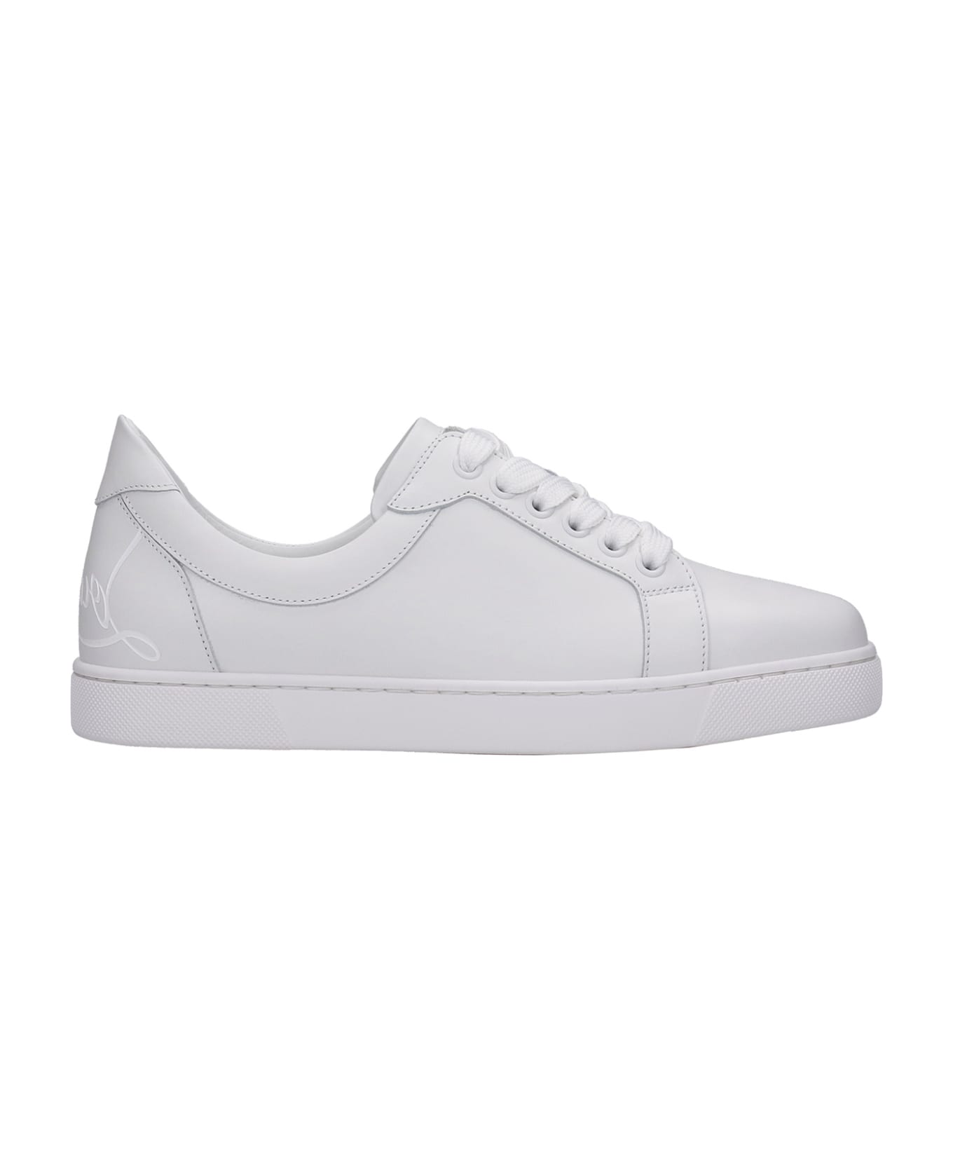 Christian Louboutin Elo Loubi  Sneakers In White Leather - white