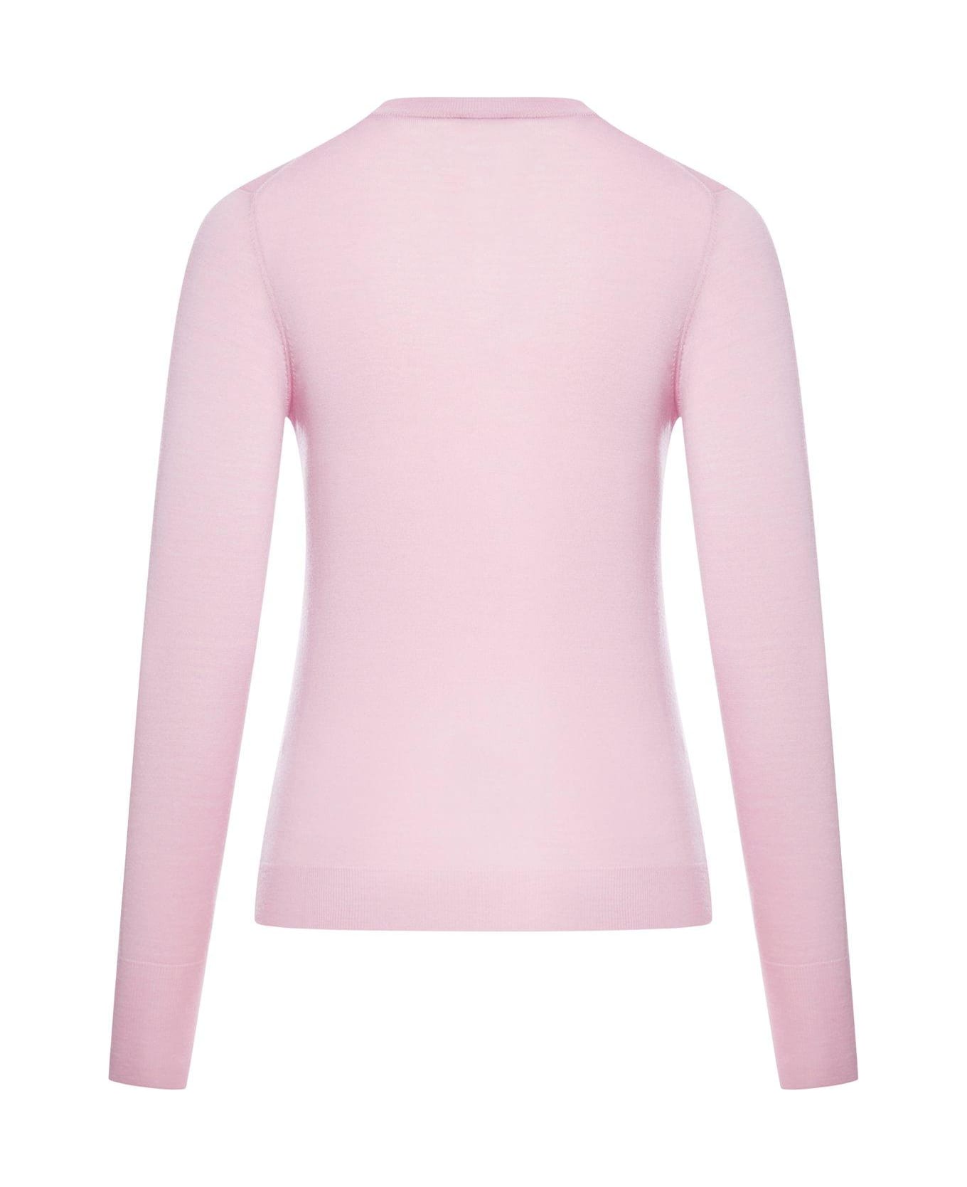 Roberto Collina Crewneck Knit Sweater - Pink & Purple