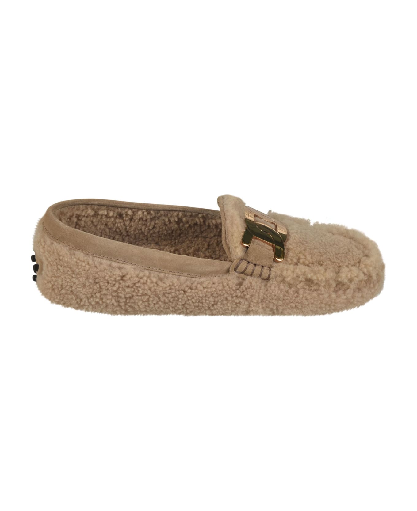 Tod's Logo Plaque Textured Loafers - S812