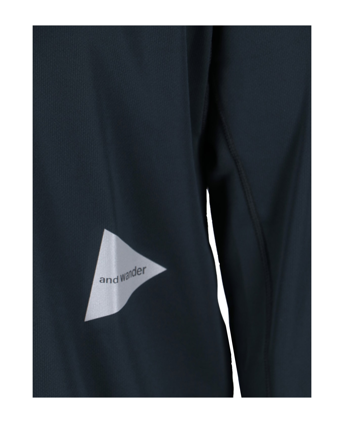 And Wander "dry Jersey Ls" Hoodie - Black  