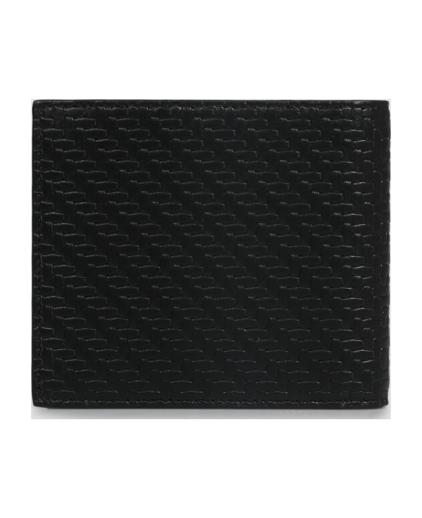 Givenchy Braided-effect Wallet - Black