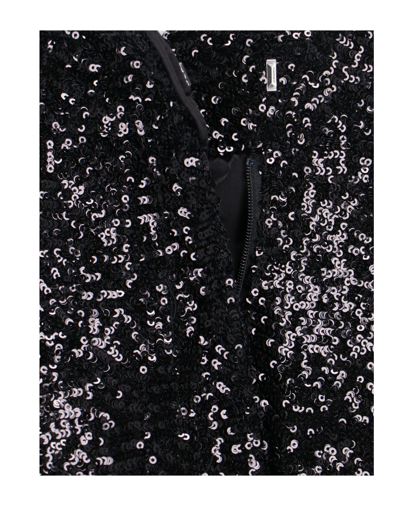 Rotate by Birger Christensen Sequin Cargo Trousers - Black  
