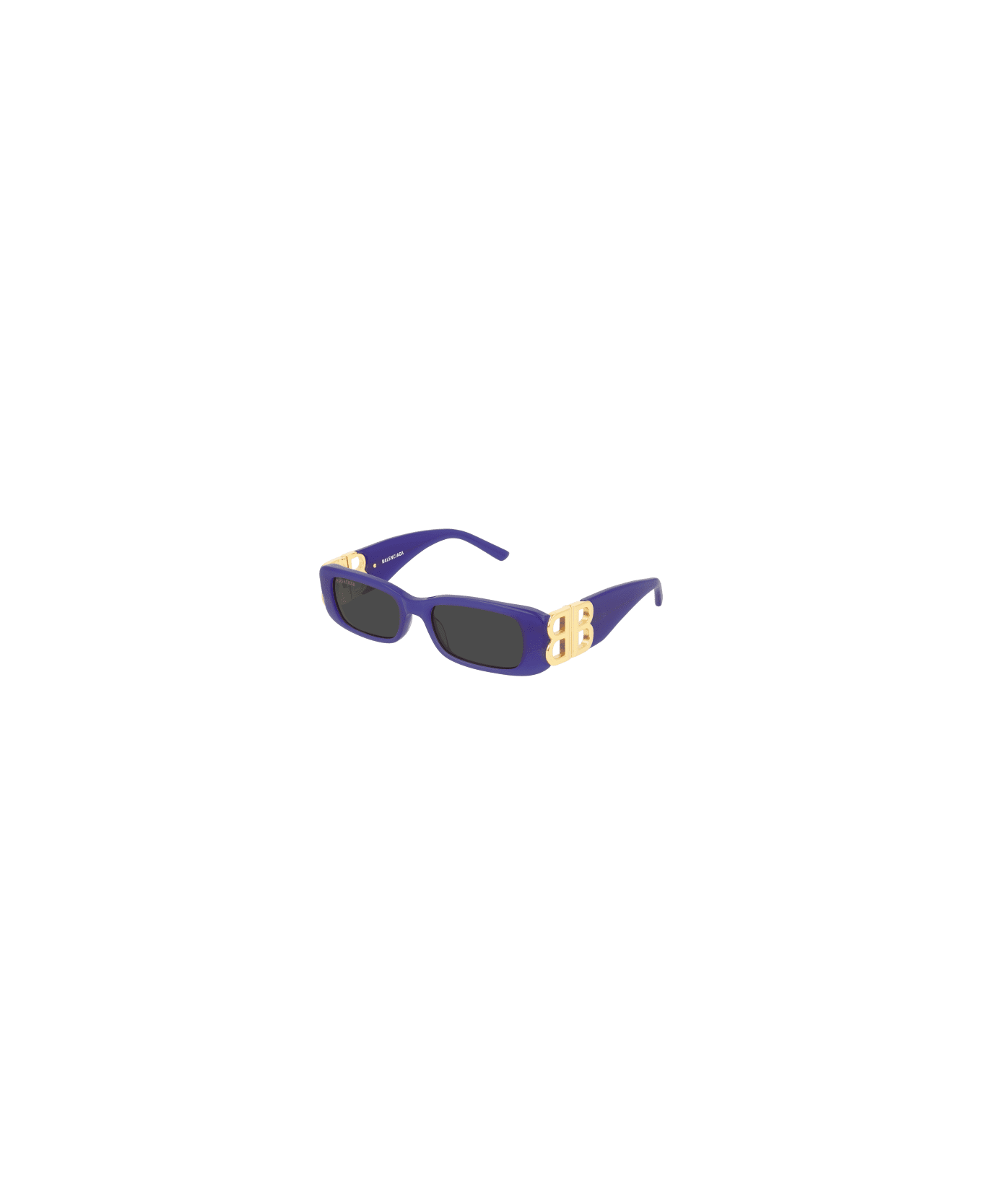 Balenciaga Eyewear BB0096S Sunglasses - Violet Gold Grey