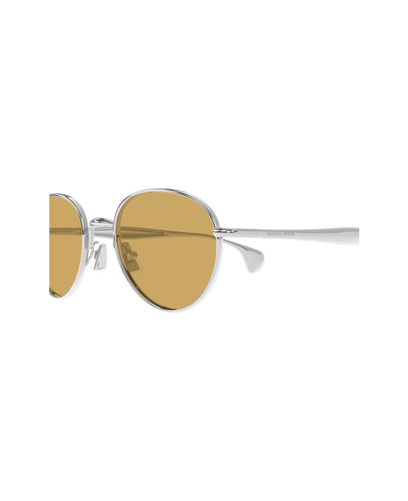 Bottega Veneta Eyewear Bv1396s-001silver-silver-brown - SILVER-SILVER-BROWN