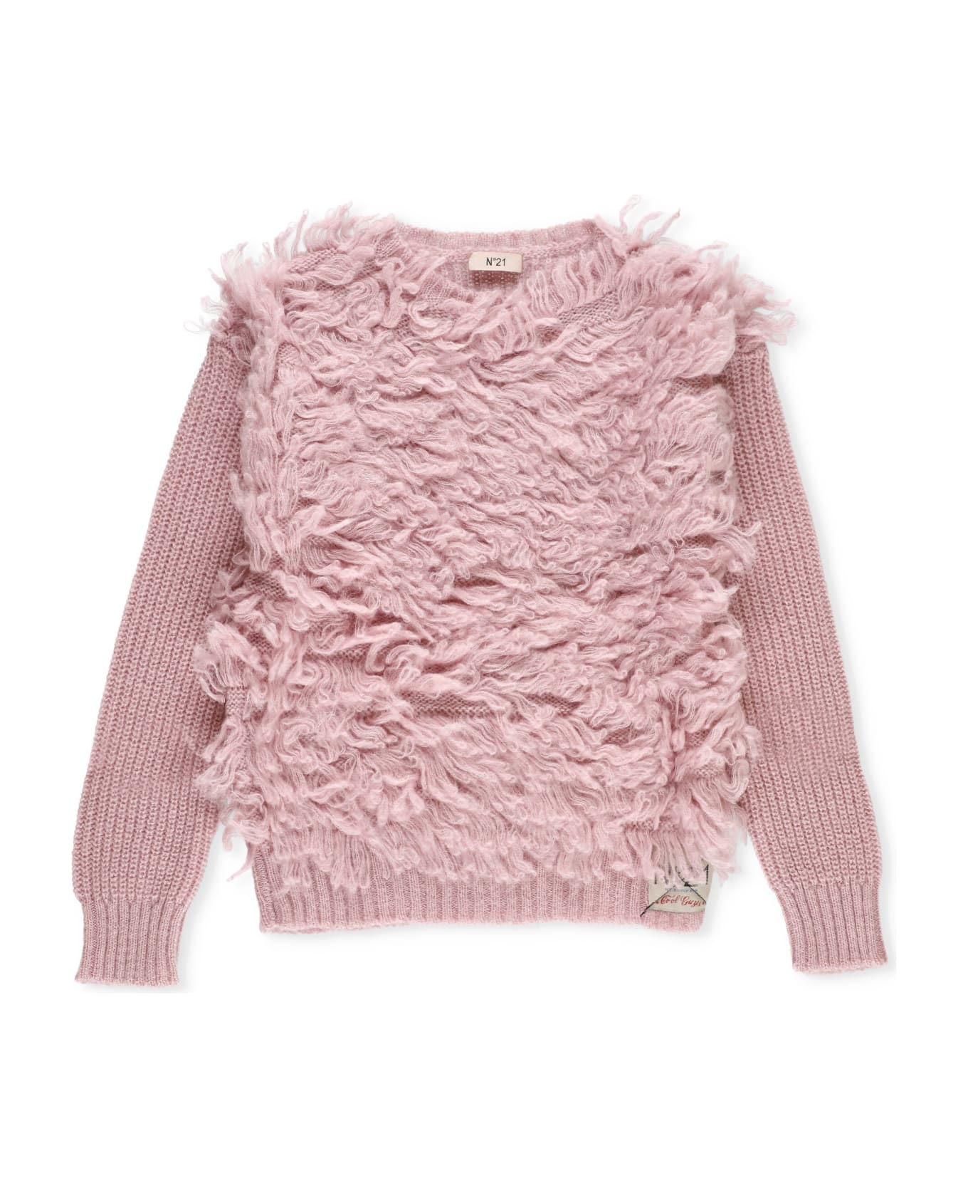 N.21 Loop Pile Sweater - Pink