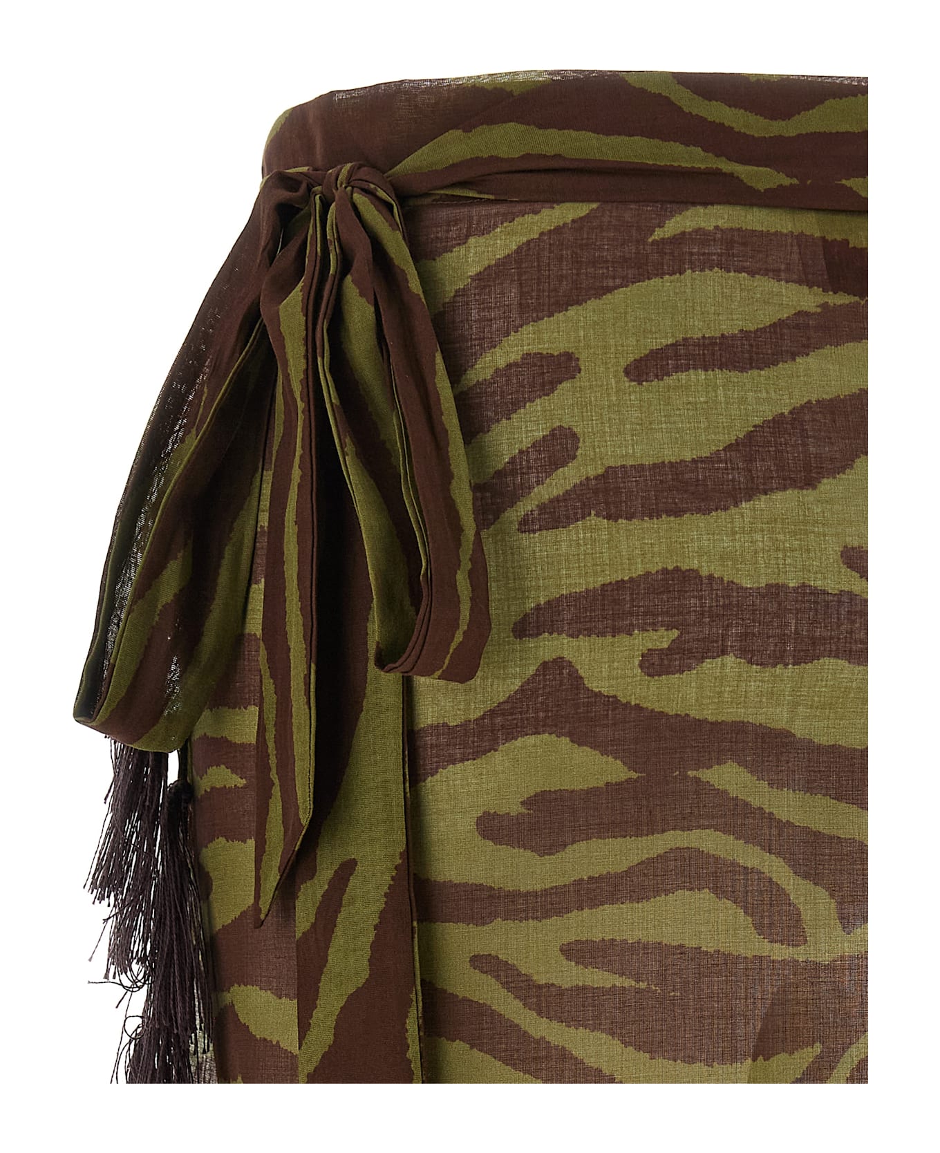 The Attico Zebra Print Sarong - Multicolor
