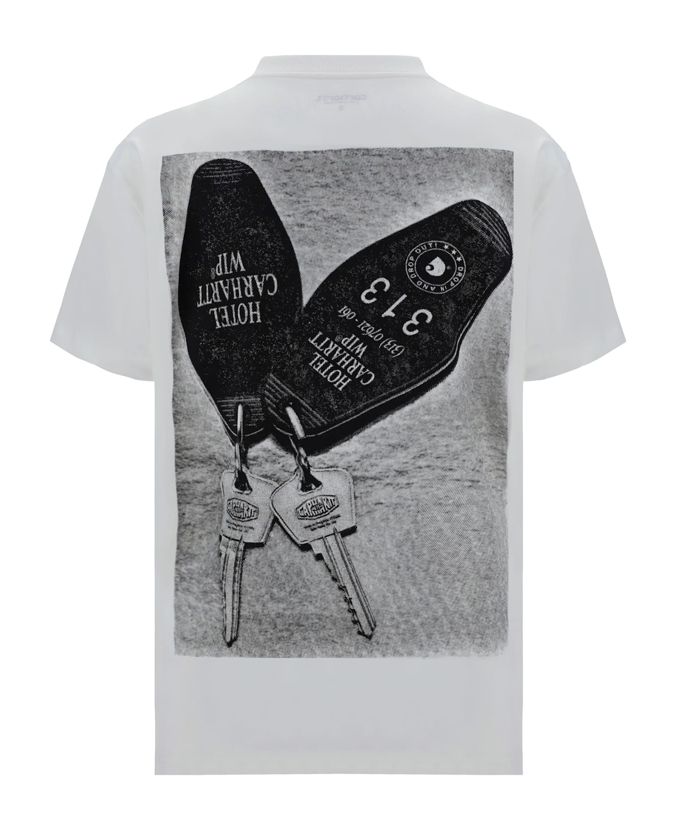 Carhartt 's/s Hotel Keys' T-shirt - White / Black