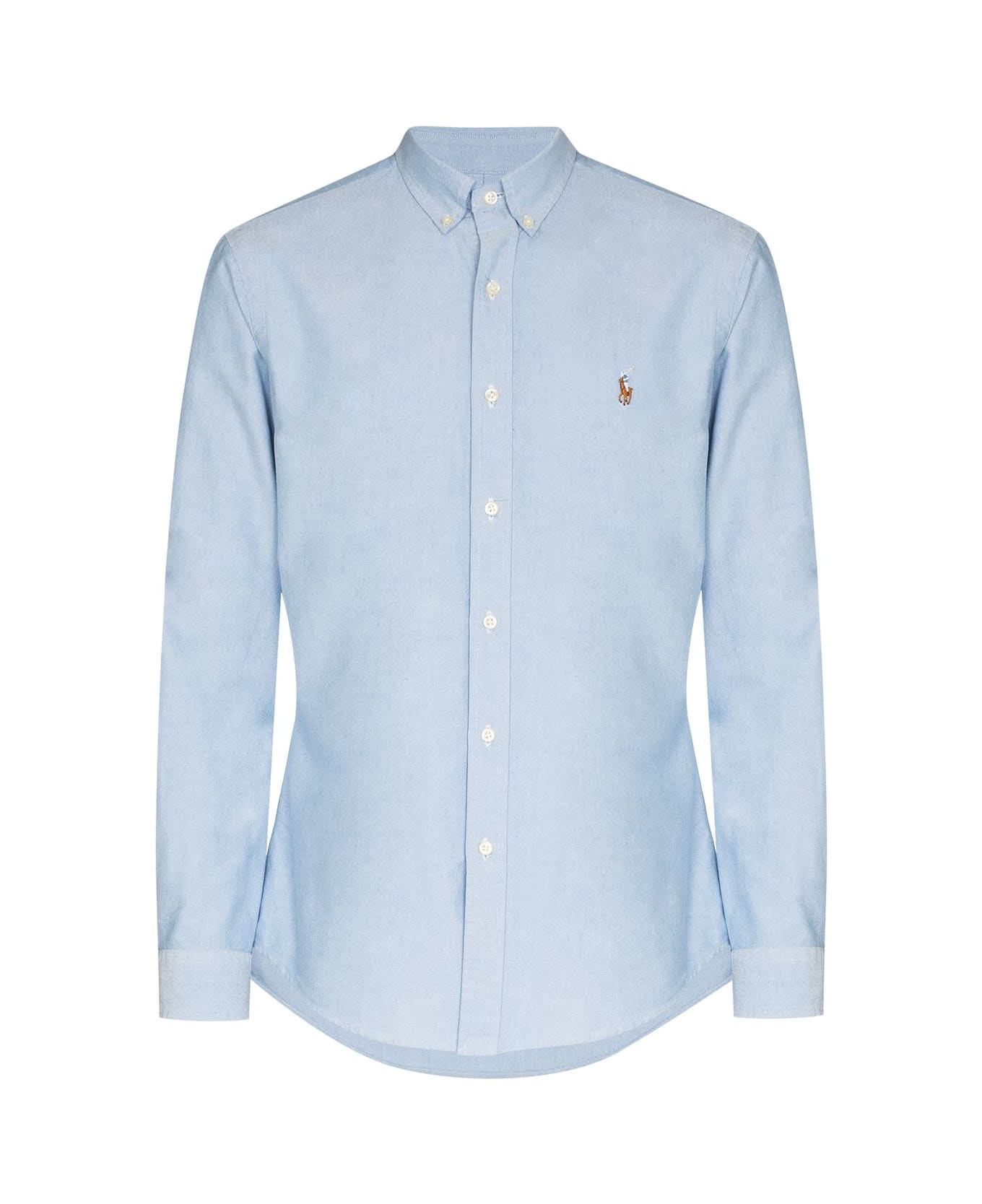Polo Ralph Lauren Classic Oxford Long Sleeve Sport Shirt - Bsr Blue