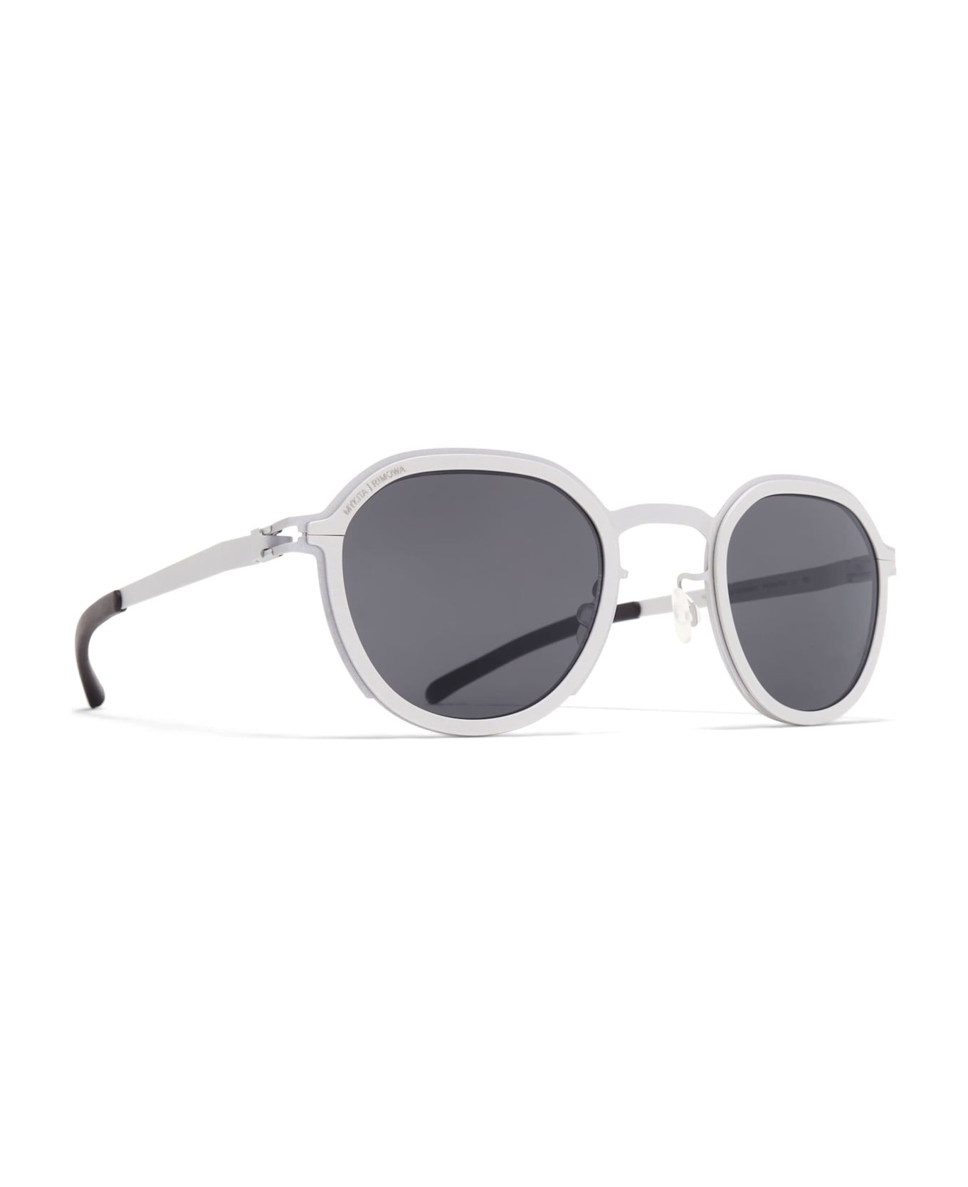 Mykita Mr001 Al2 - White Silver / Silver / Dark Grey Lens Sunglasses - Silver