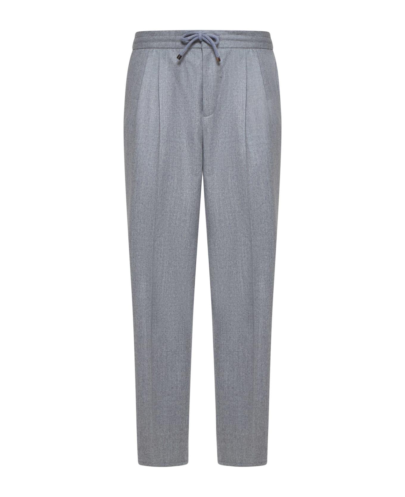 Brunello Cucinelli Front Pleat Pants - Grey