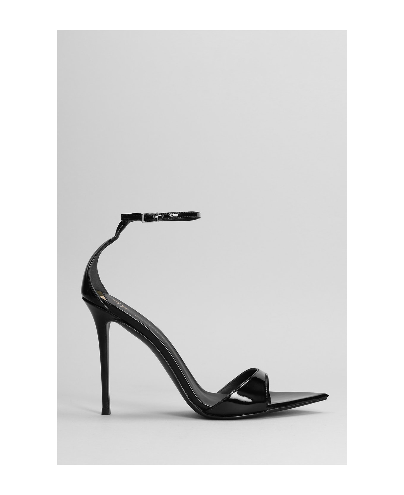 Giuseppe Zanotti Intriigo Strap Sandals In Black Leather - black