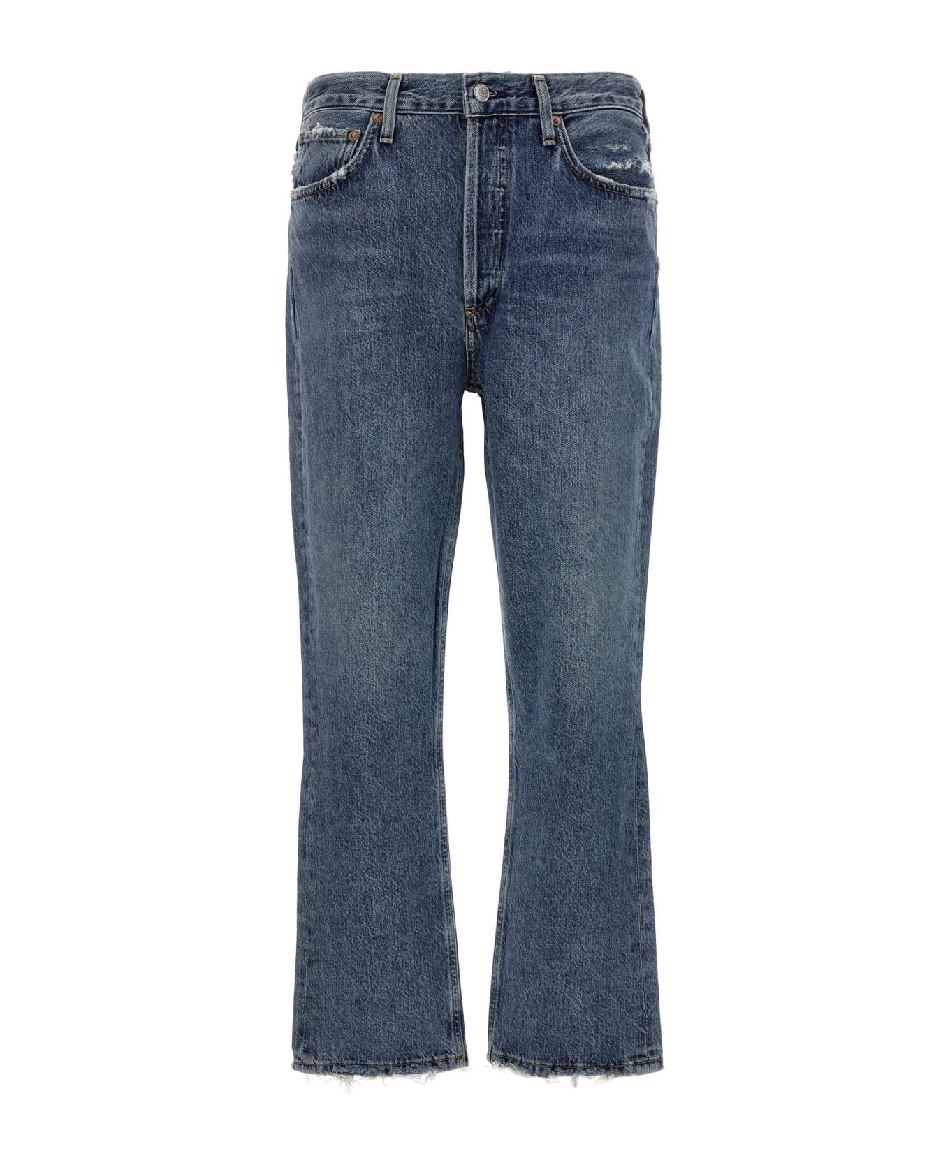 AGOLDE 'riley Crop' Jeans - Blue