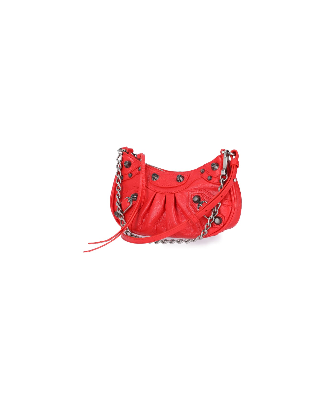 Balenciaga Le Cagole Mini Bag With Chain - Red