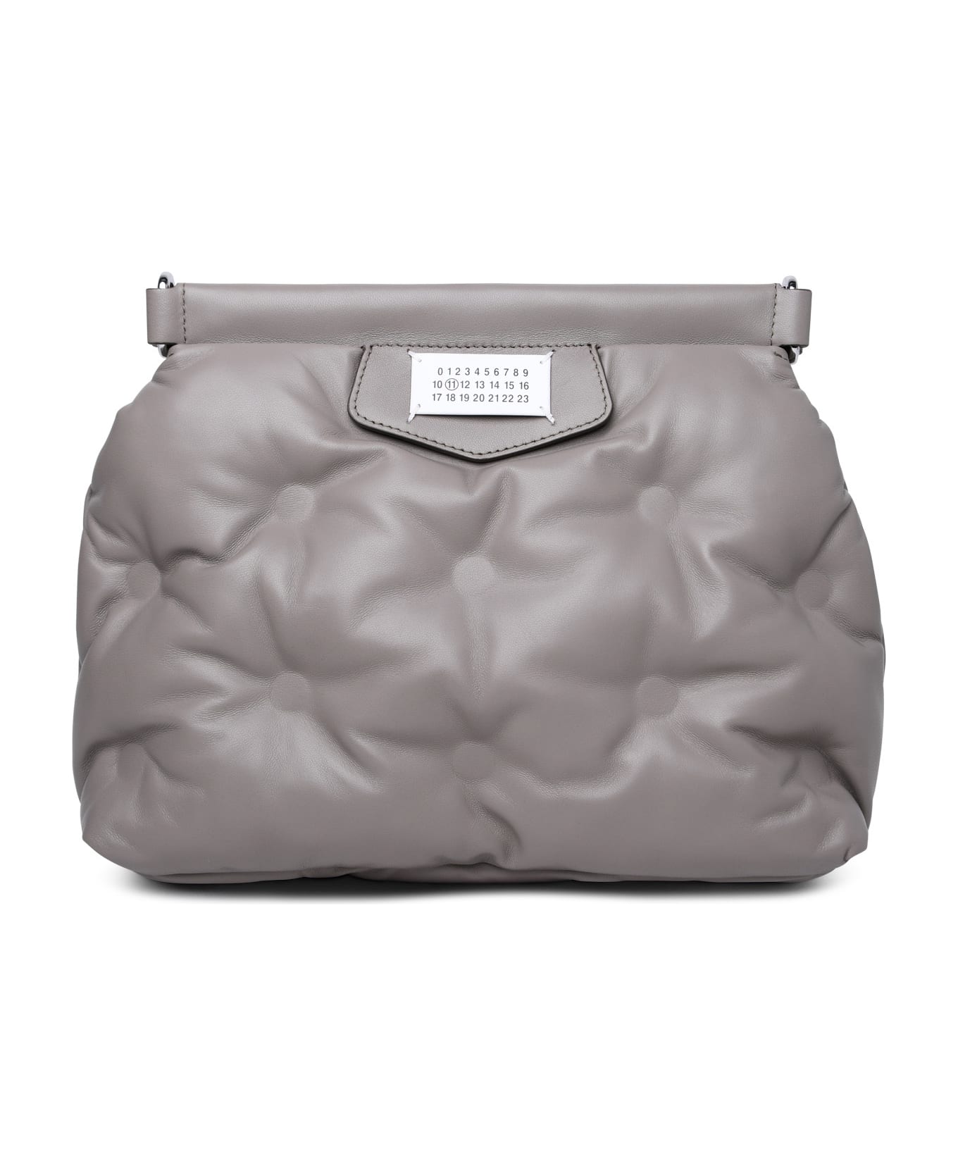 Maison Margiela 'glam Slam' Taupe Nappa Leather Crossbody Bag - Calce クラッチバッグ