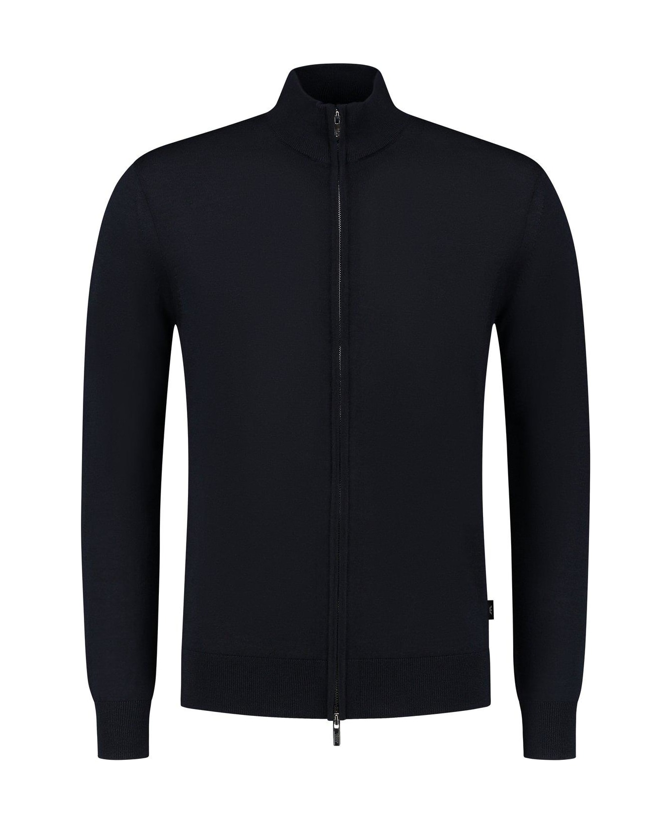 Emporio Armani High-neck Zipped Cardigan