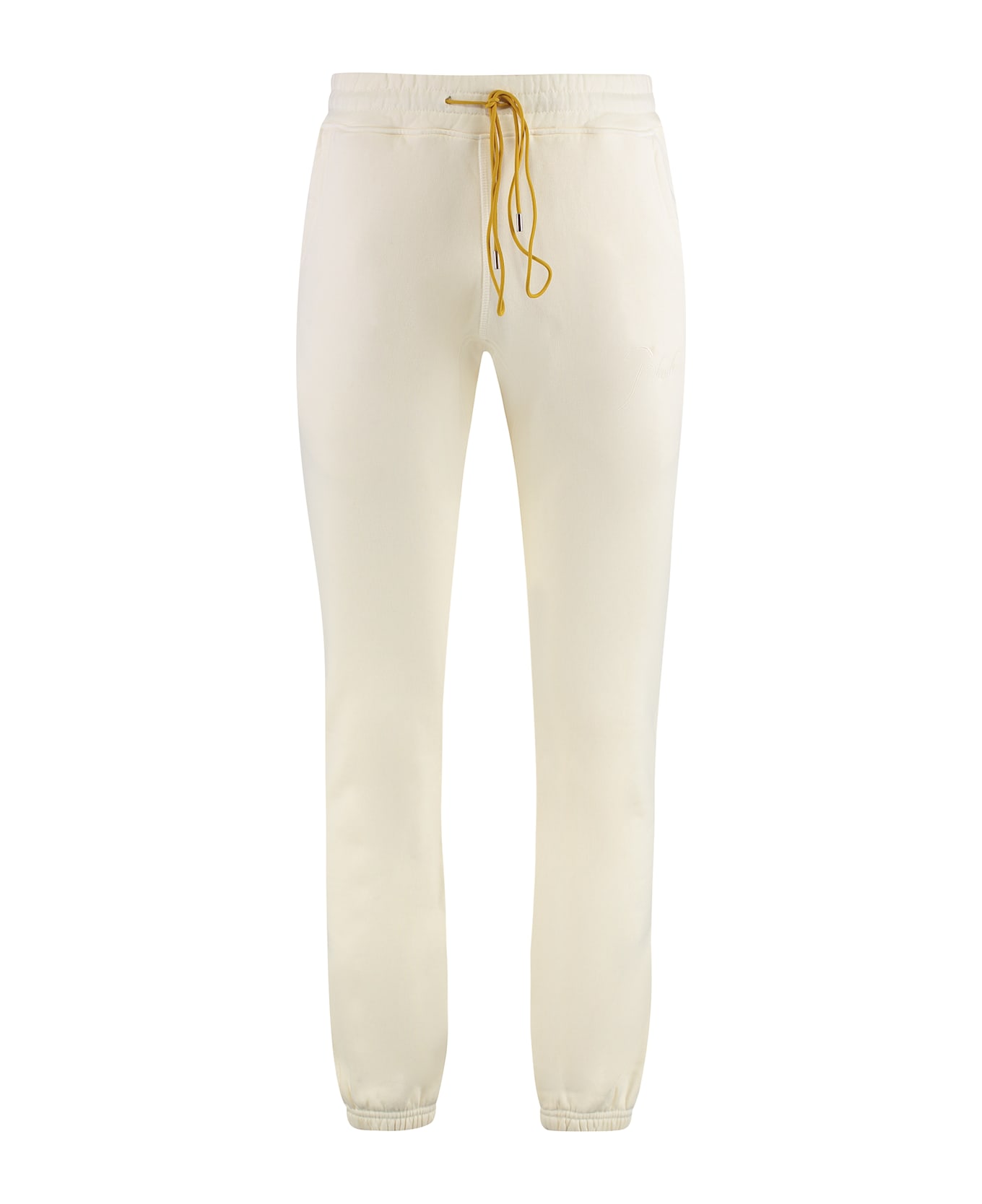 Rhude Logo Detail Cotton Track-pants - panna