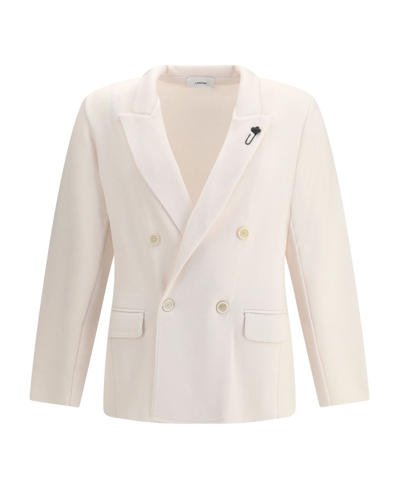 Lardini Double-breasted Knit Jacket