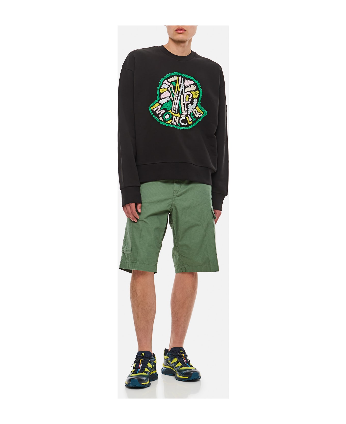 Moncler Cotton Sweatshirt - Grey