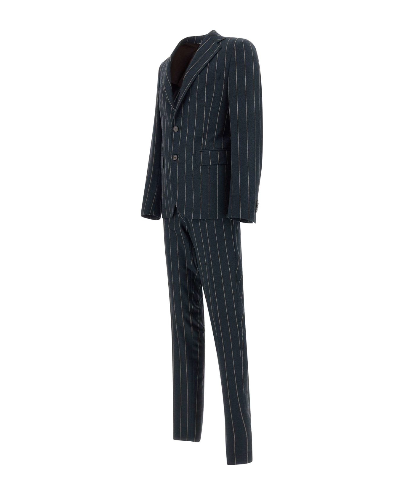 Brian Dales Wool And Cashmere Suit - BLACK