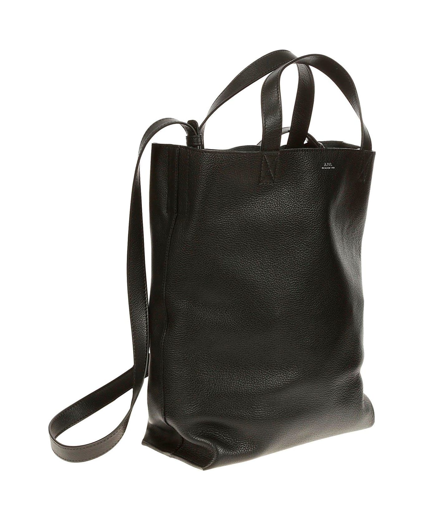 A.P.C. Maiko Medium Hand Bag - BLACK
