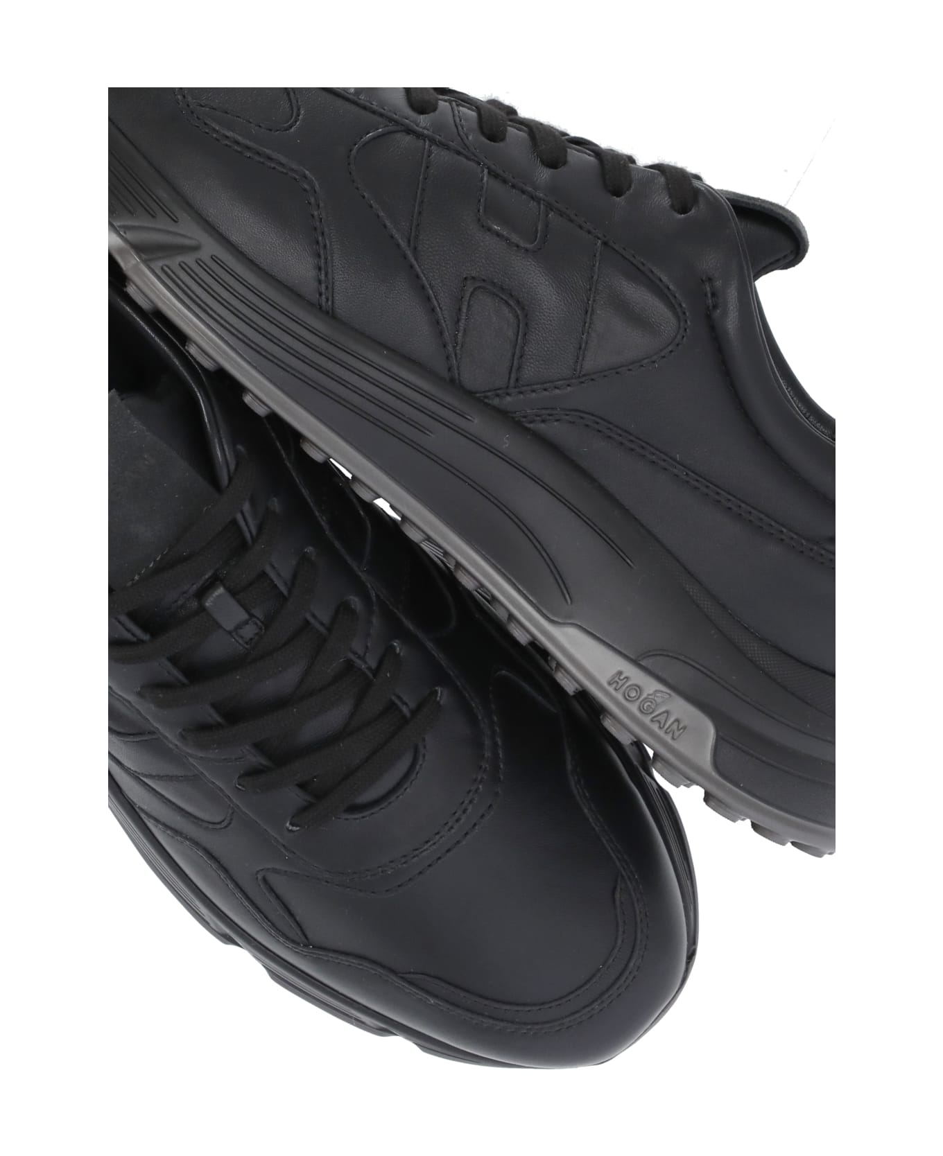Hogan Hyperlight Lace-up Sneakers - Black