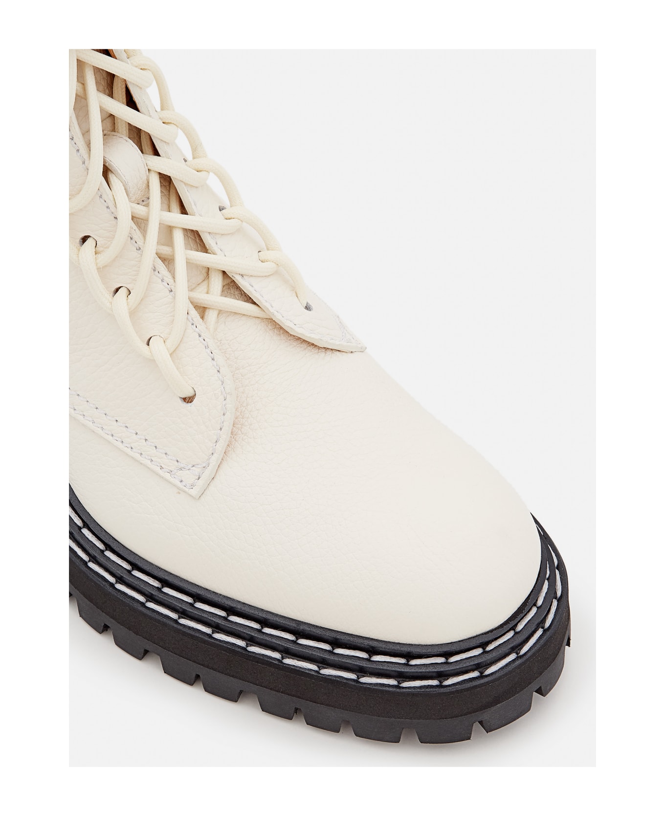 Proenza Schouler Combat Boots - White