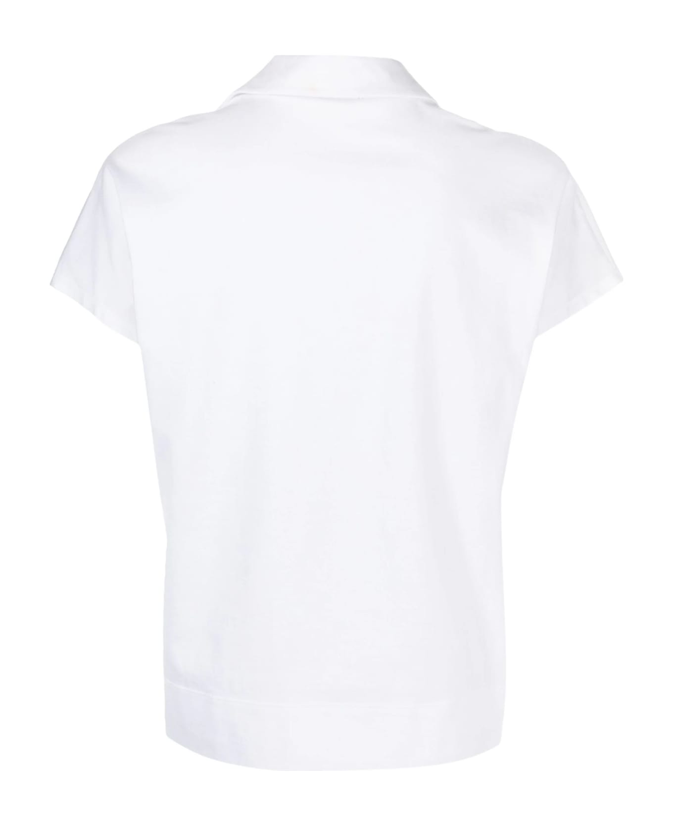 Fay White short Polo Shirt - White