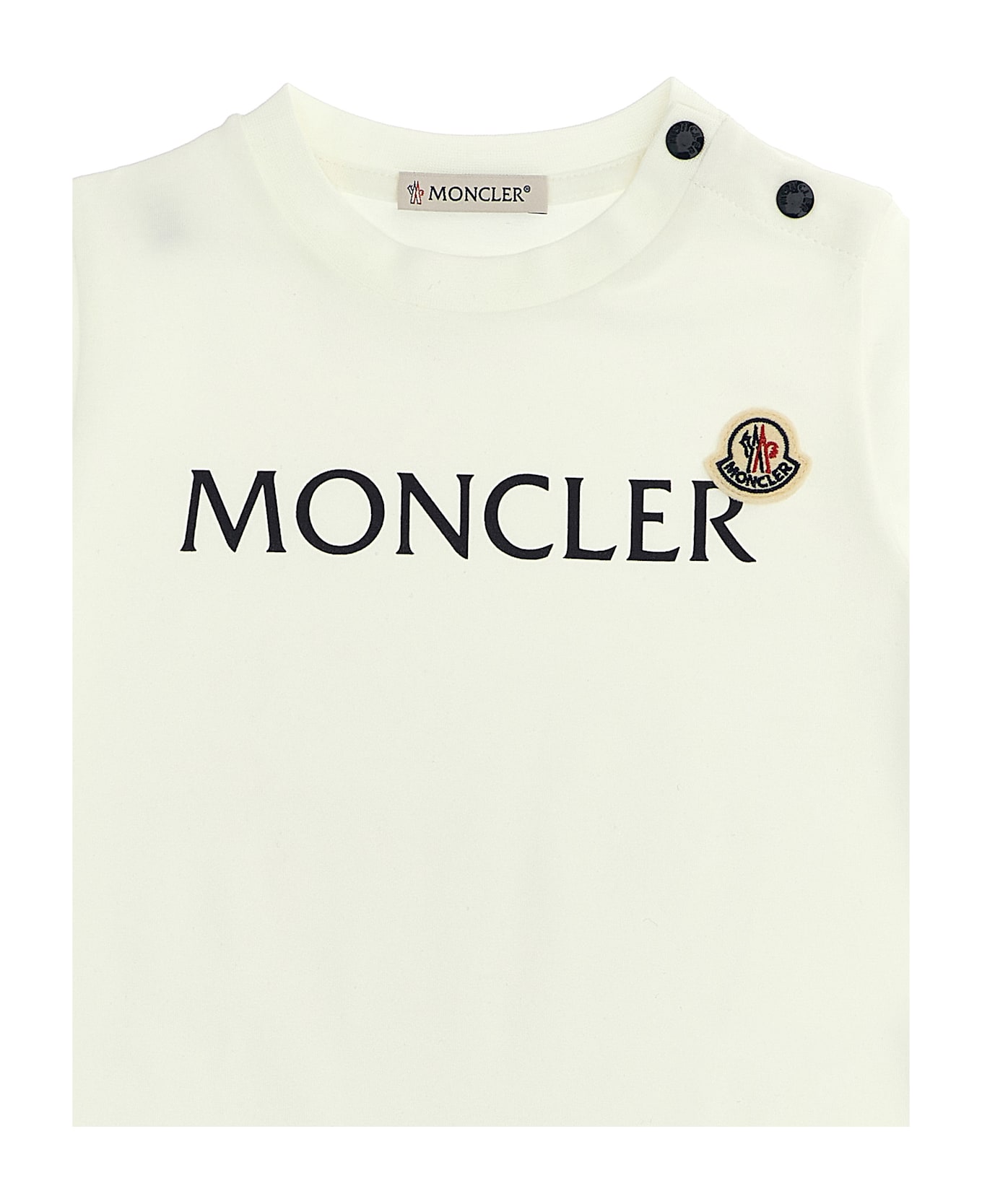 Moncler Logo T-shirt - White/Black