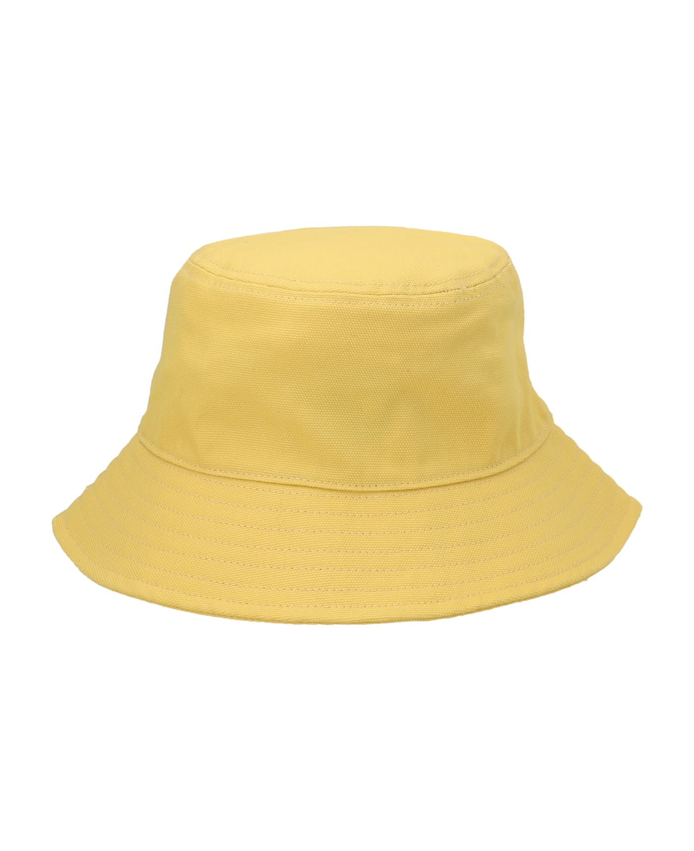 Raf Simons Logo Patch Bucket Hat - Yellow