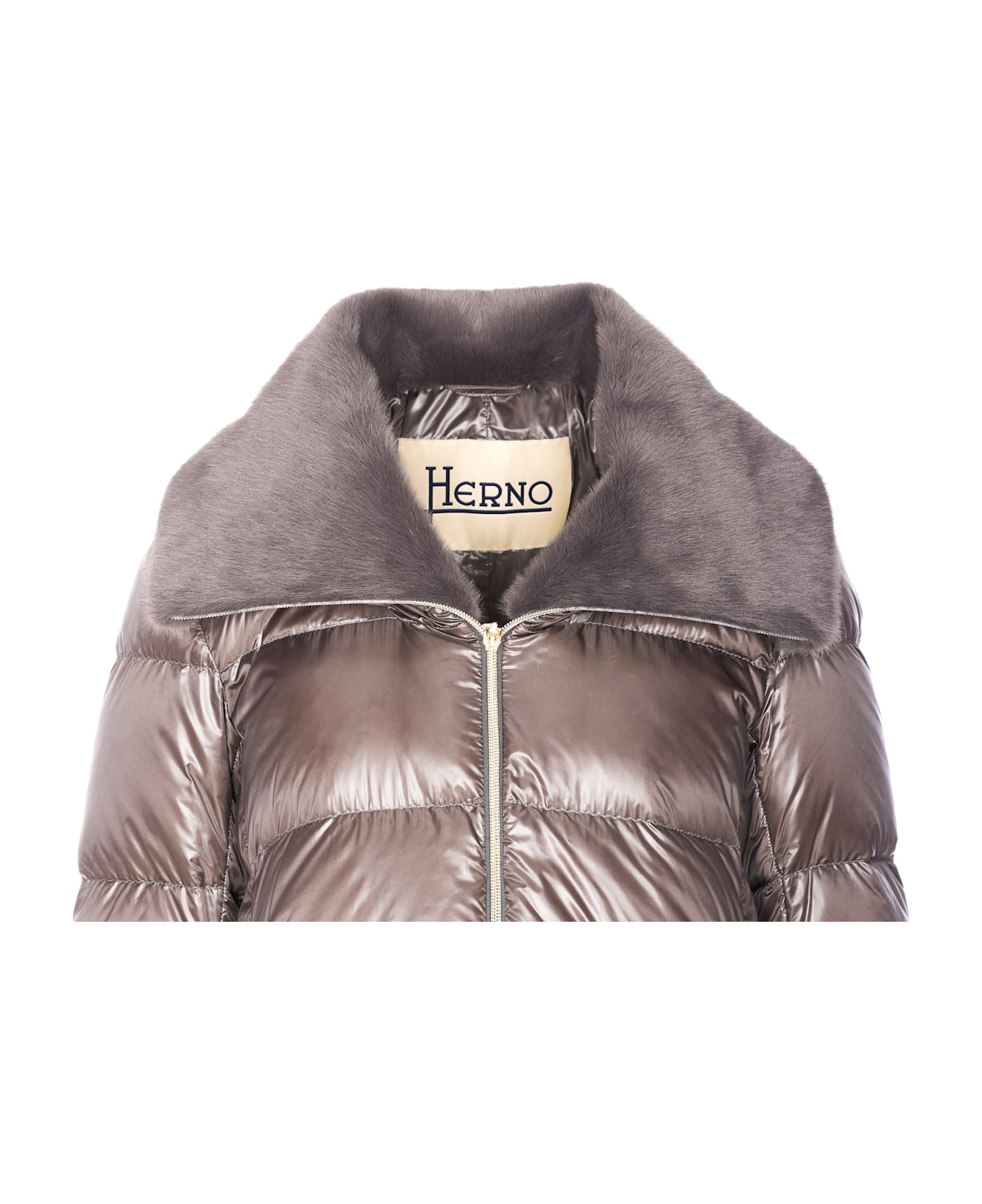 Herno A-shape Ultralight Down Jacket - Grey