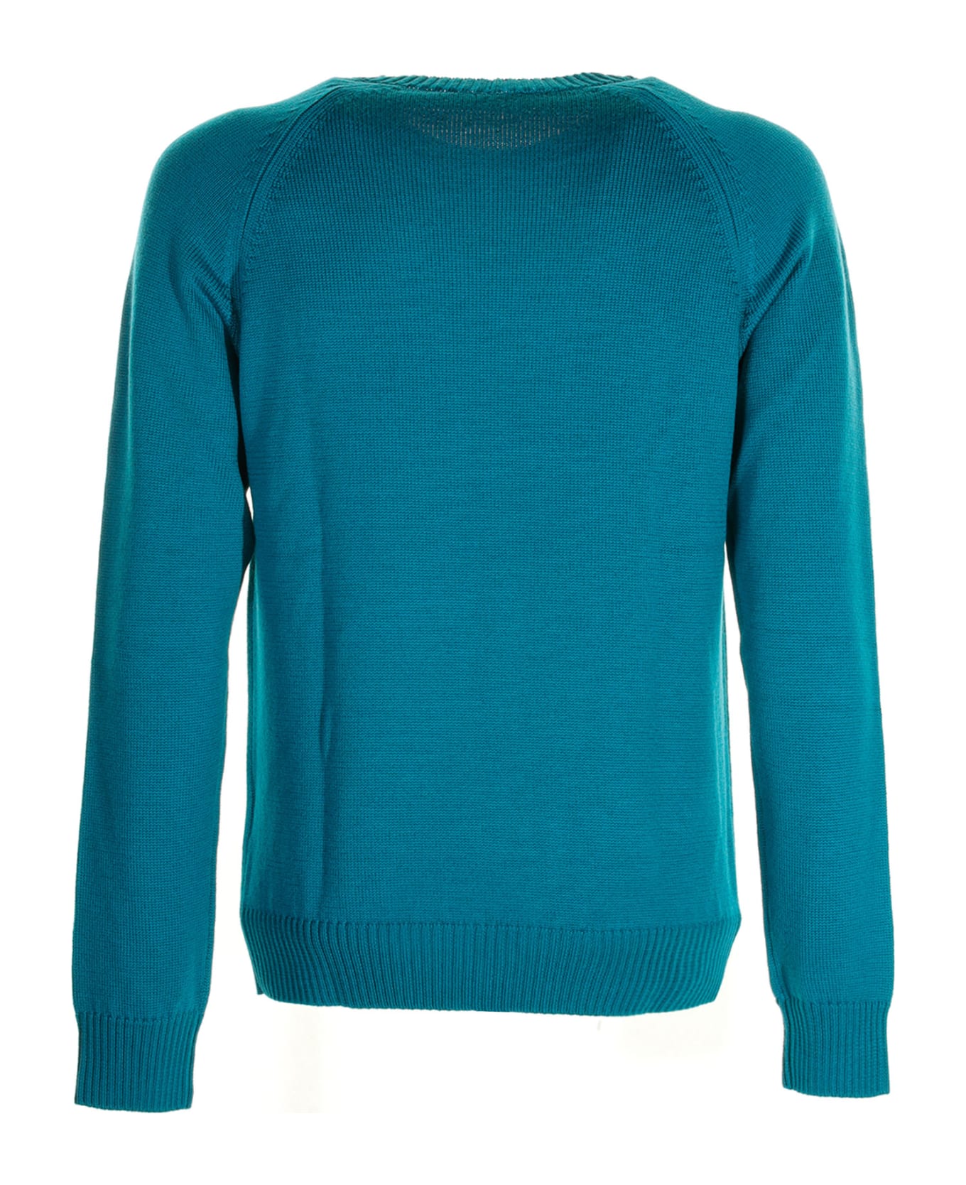Paolo Pecora Turquoise Crewneck Sweater - PAVONE