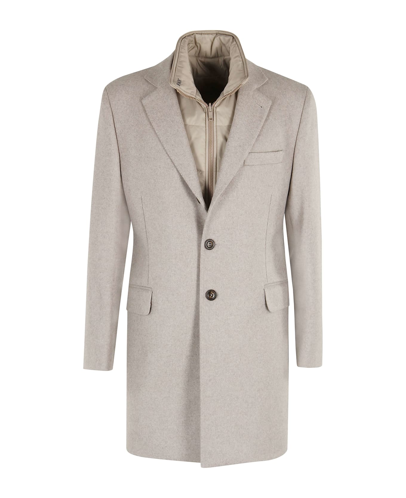 Fay Easy Db Coat - Carne Medio