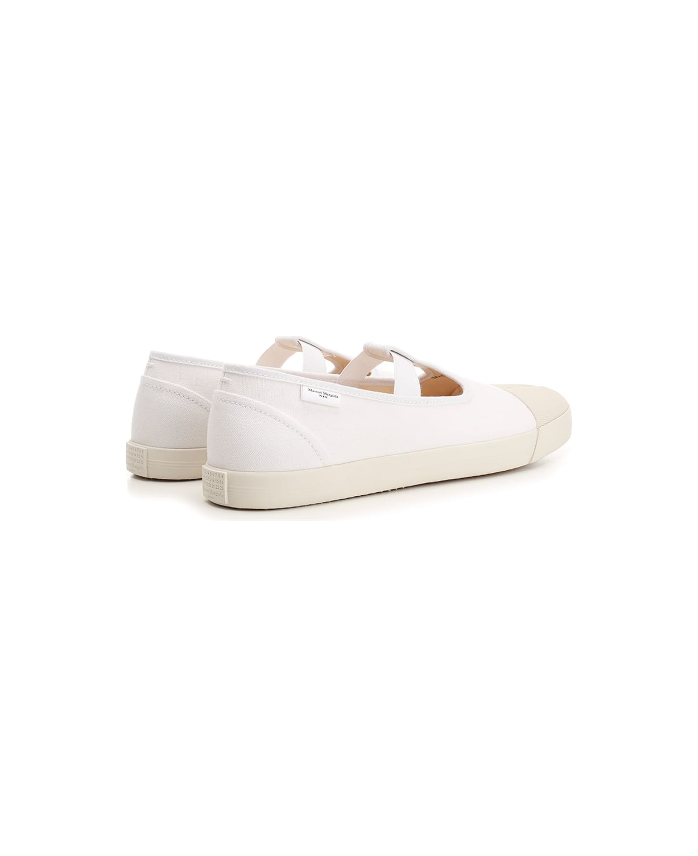 Maison Margiela On The Deck Tabi Mary Jane Sneakers - White